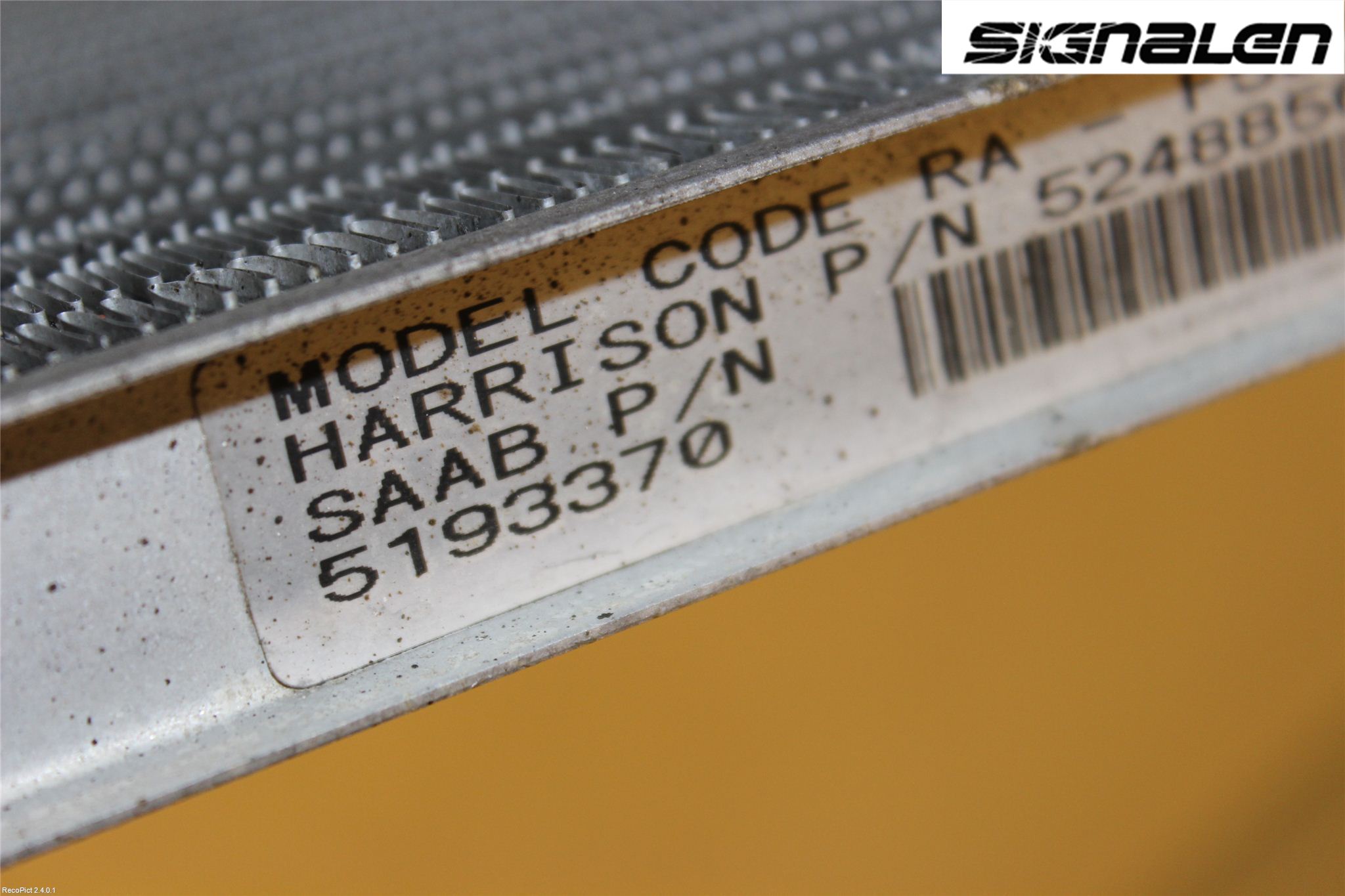 Saab 9-5     06-10 Radiator Manuell