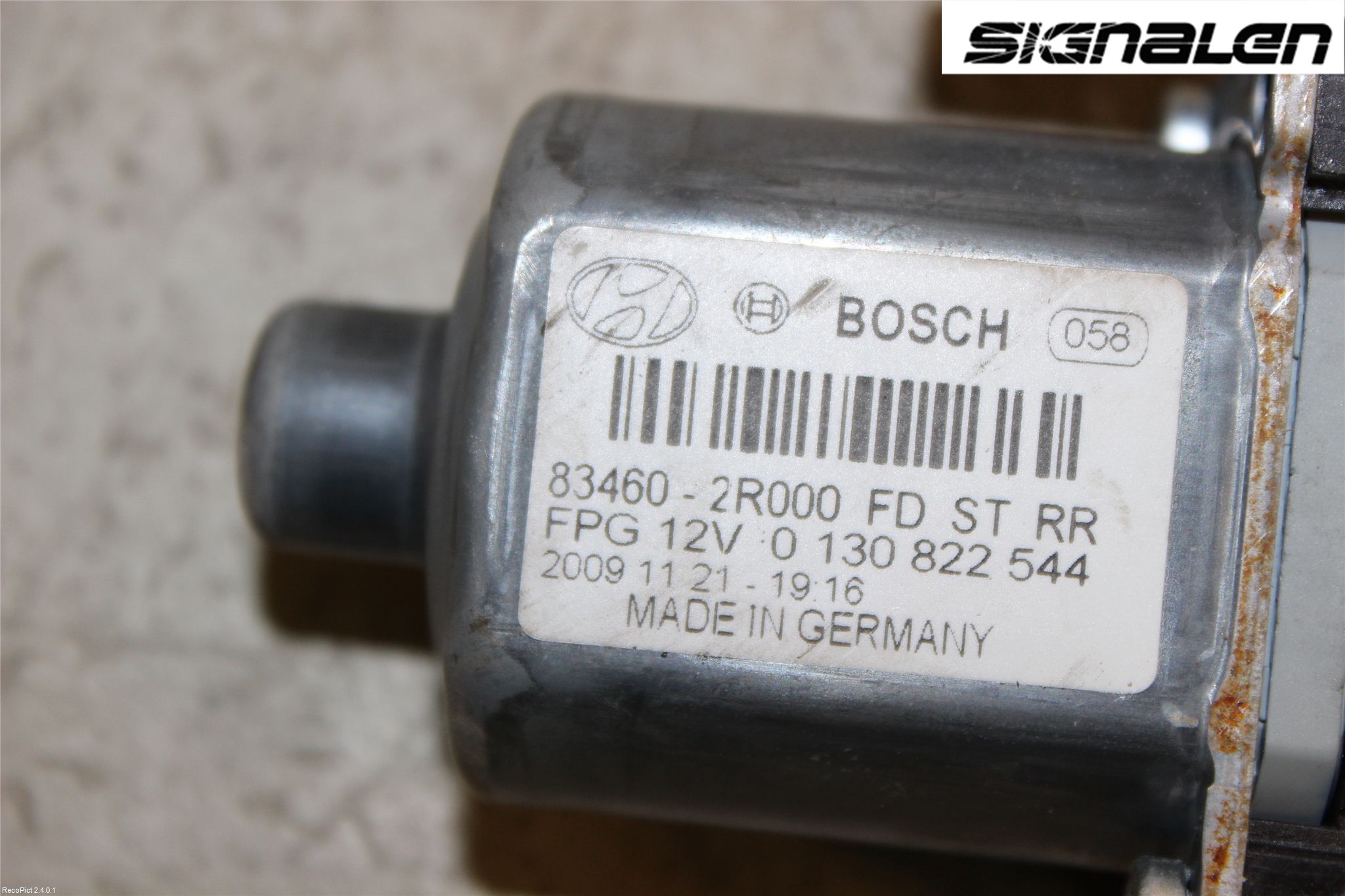 Hyundai i30 FD 07-12 Vindusheismotor