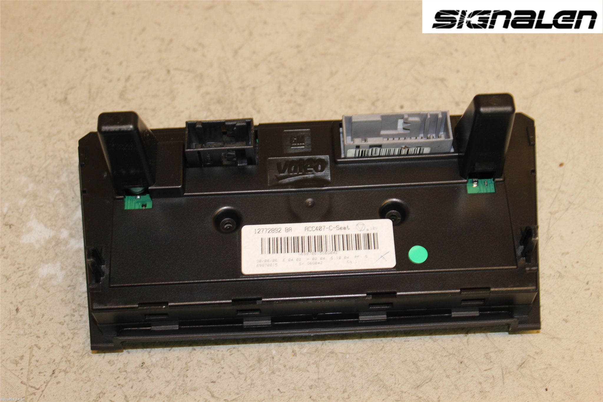 Saab 9-3 VER 2 Varme Ac Betjening-Display