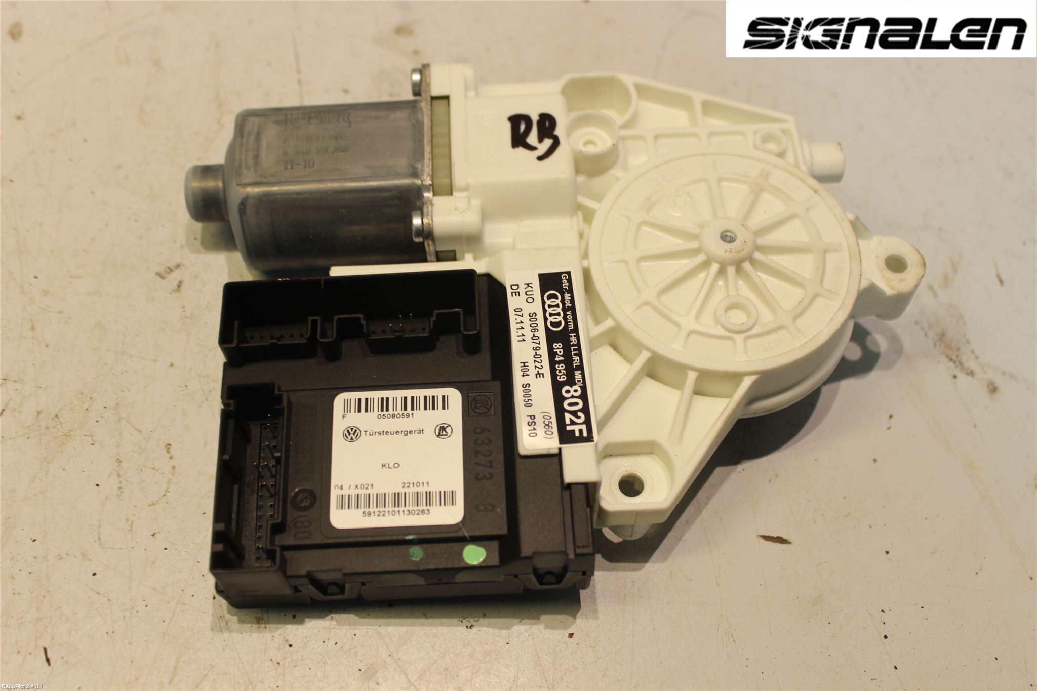 Audi A3/S3 05-13 Vindusheismotor