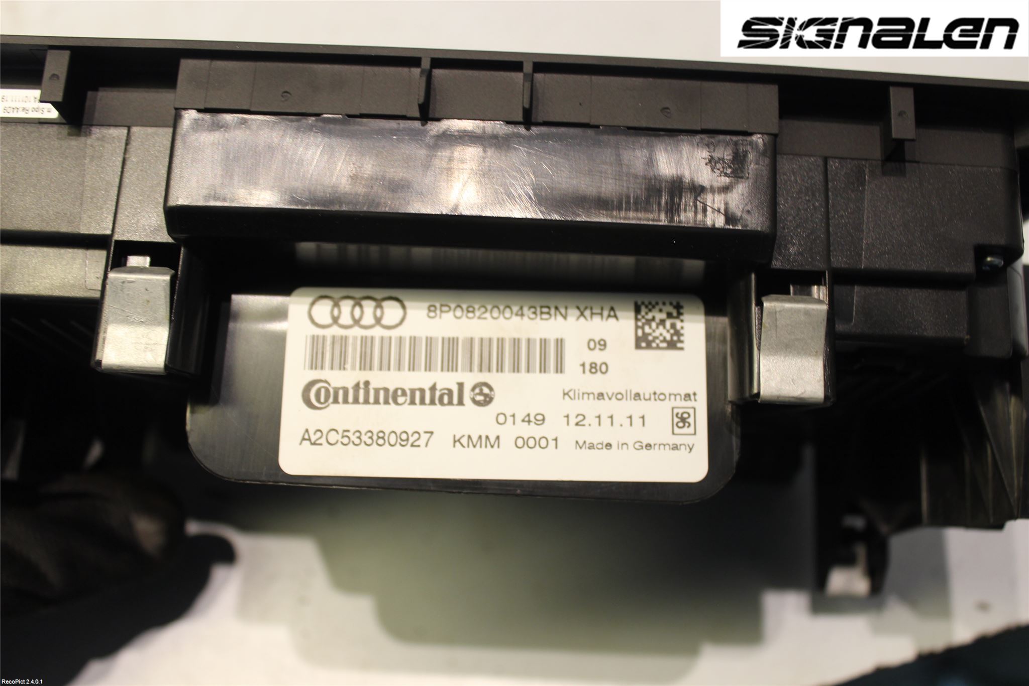 Audi A3/S3 05-13 Varme Ac Betjening-Display