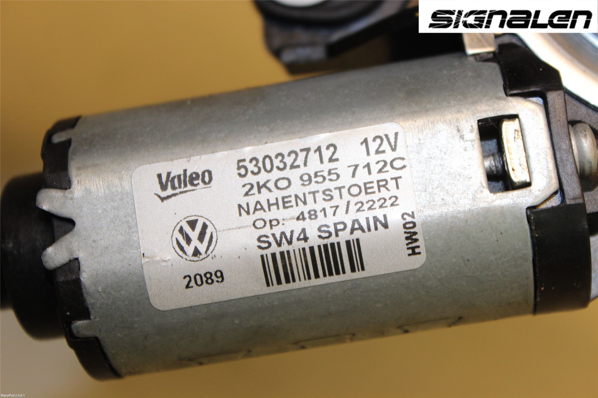 Volkswagen VW CADDY      04-10 Viskermotor Bakluke