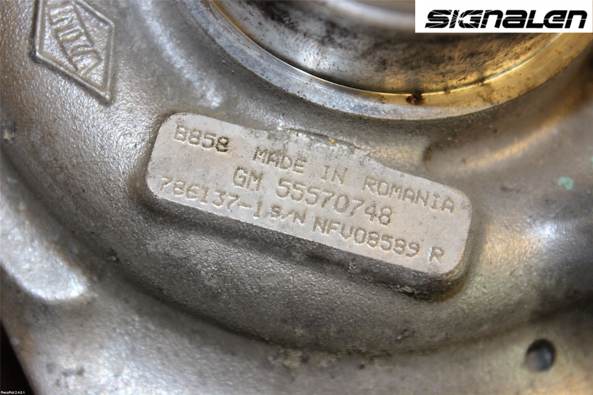 Saab 9-5 10-12 Turboaggregat