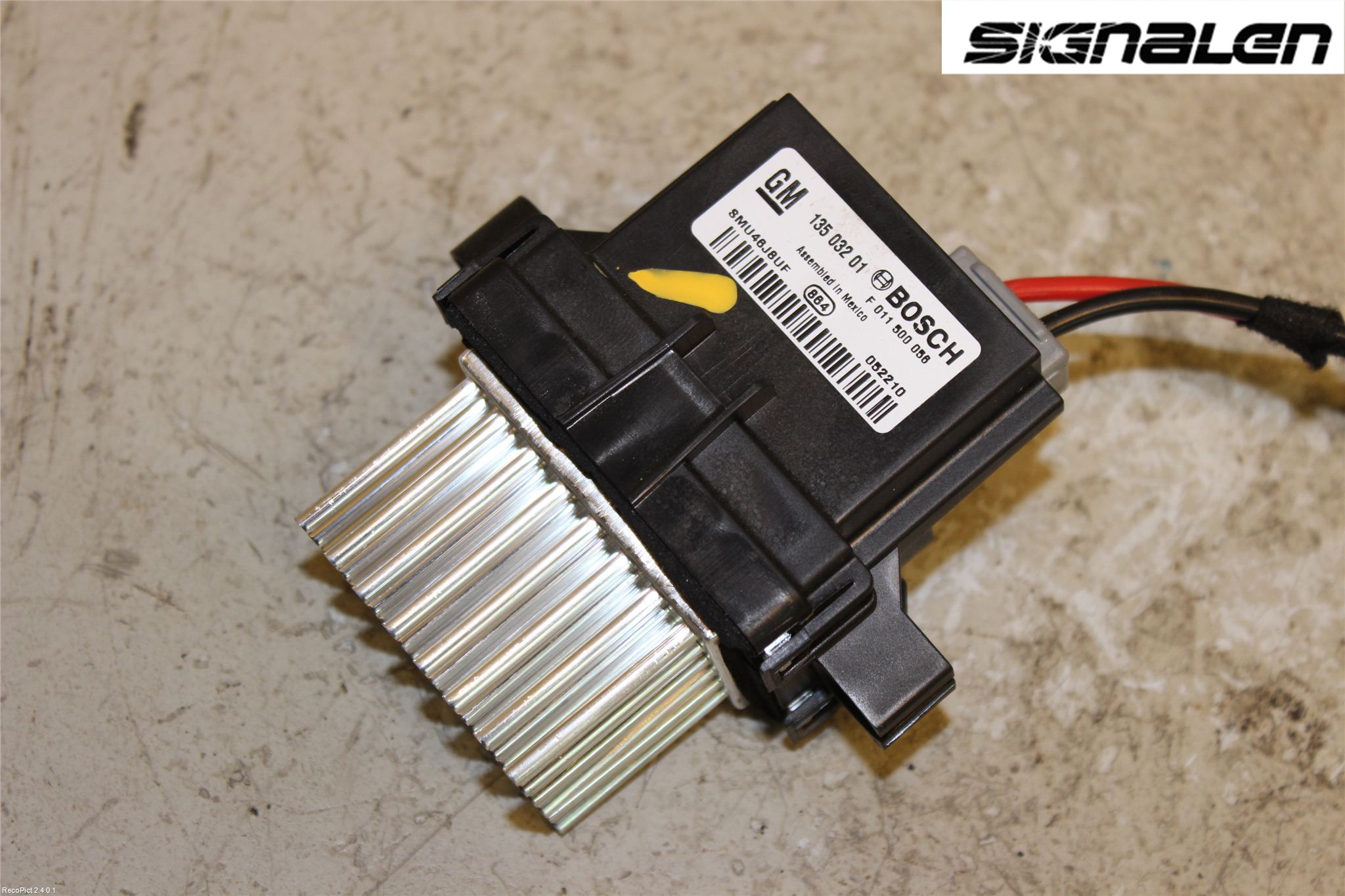 Saab 9-5 10-12 Varmeapparat Viftemotstand