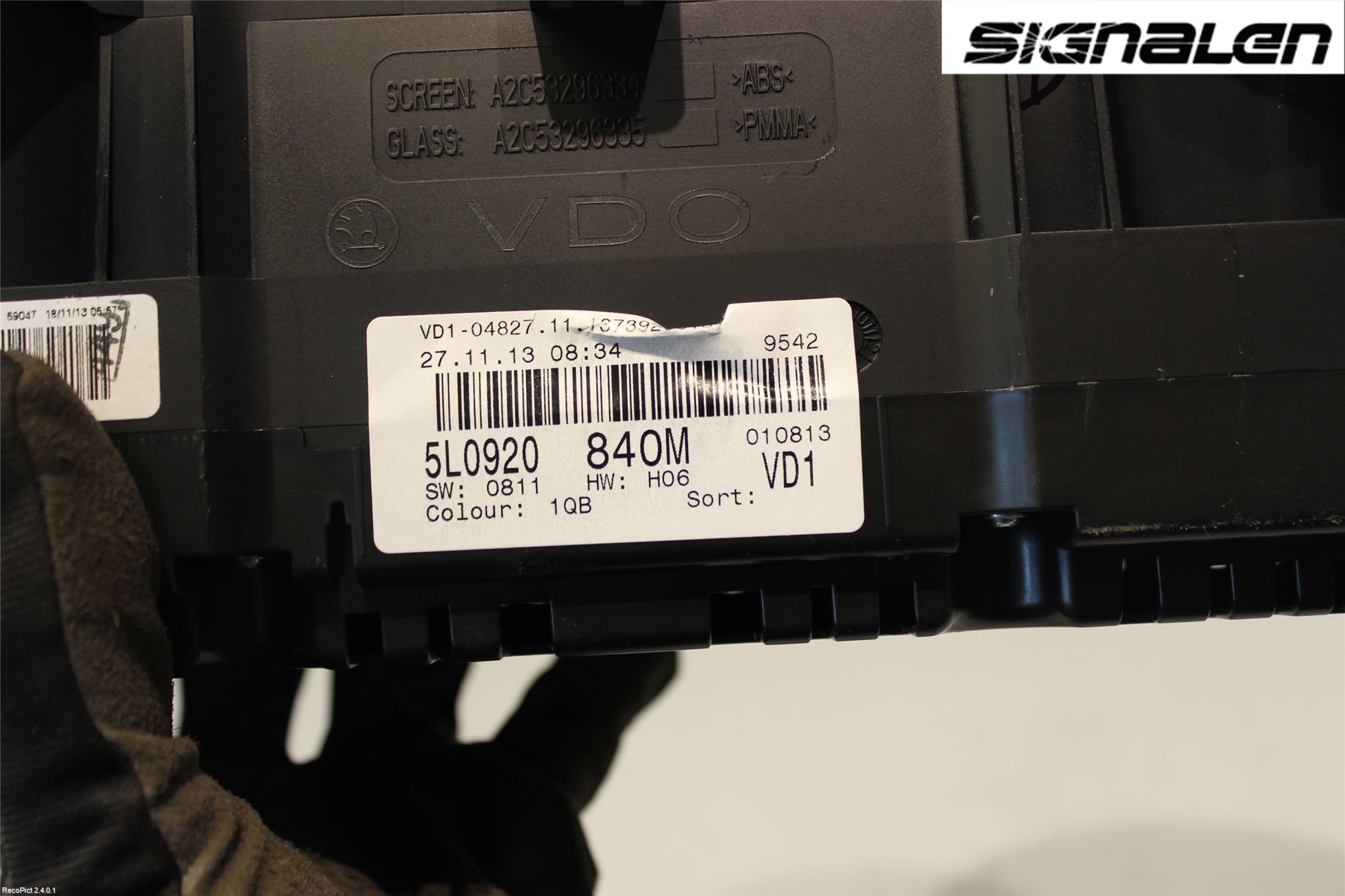 Skoda YETI Instr Kombinert