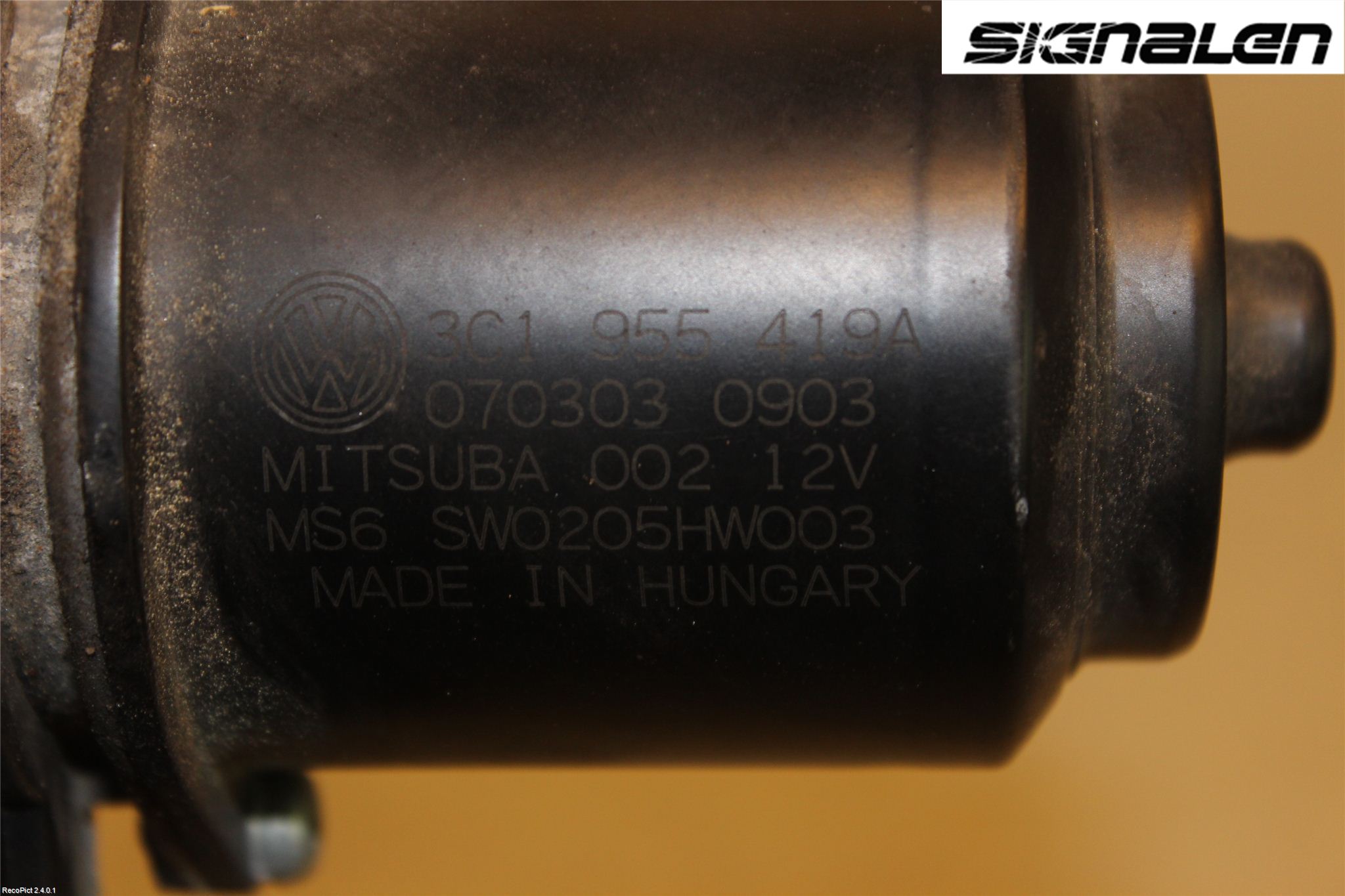 Volkswagen VW PASSAT 05-11 Viskermotor Frontrute
