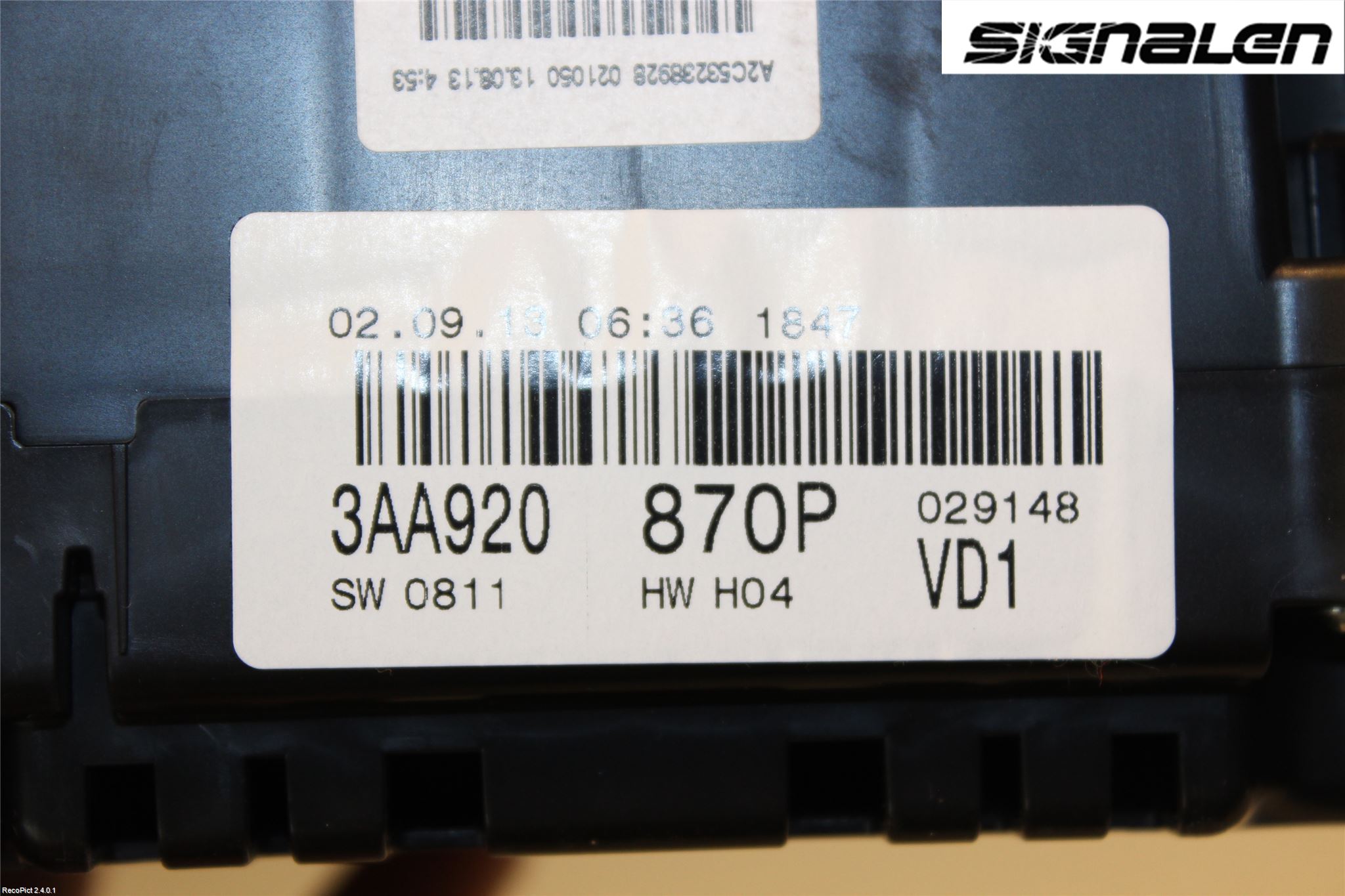 Volkswagen VW PASSAT 11-14 Instr Kombinert