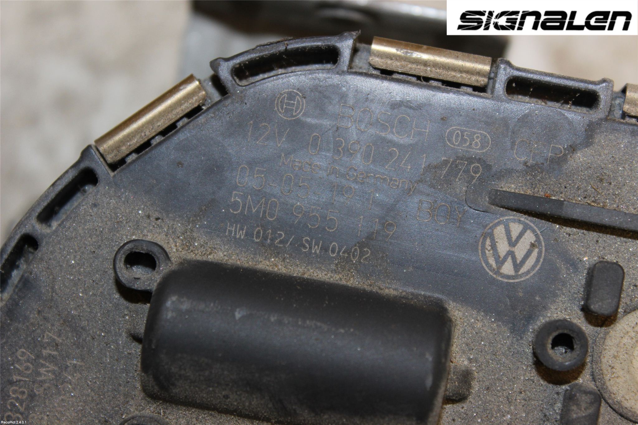 Volkswagen VW GOLF PLUS/CROSS GOLF 04-14 Viskermotor Frontrute