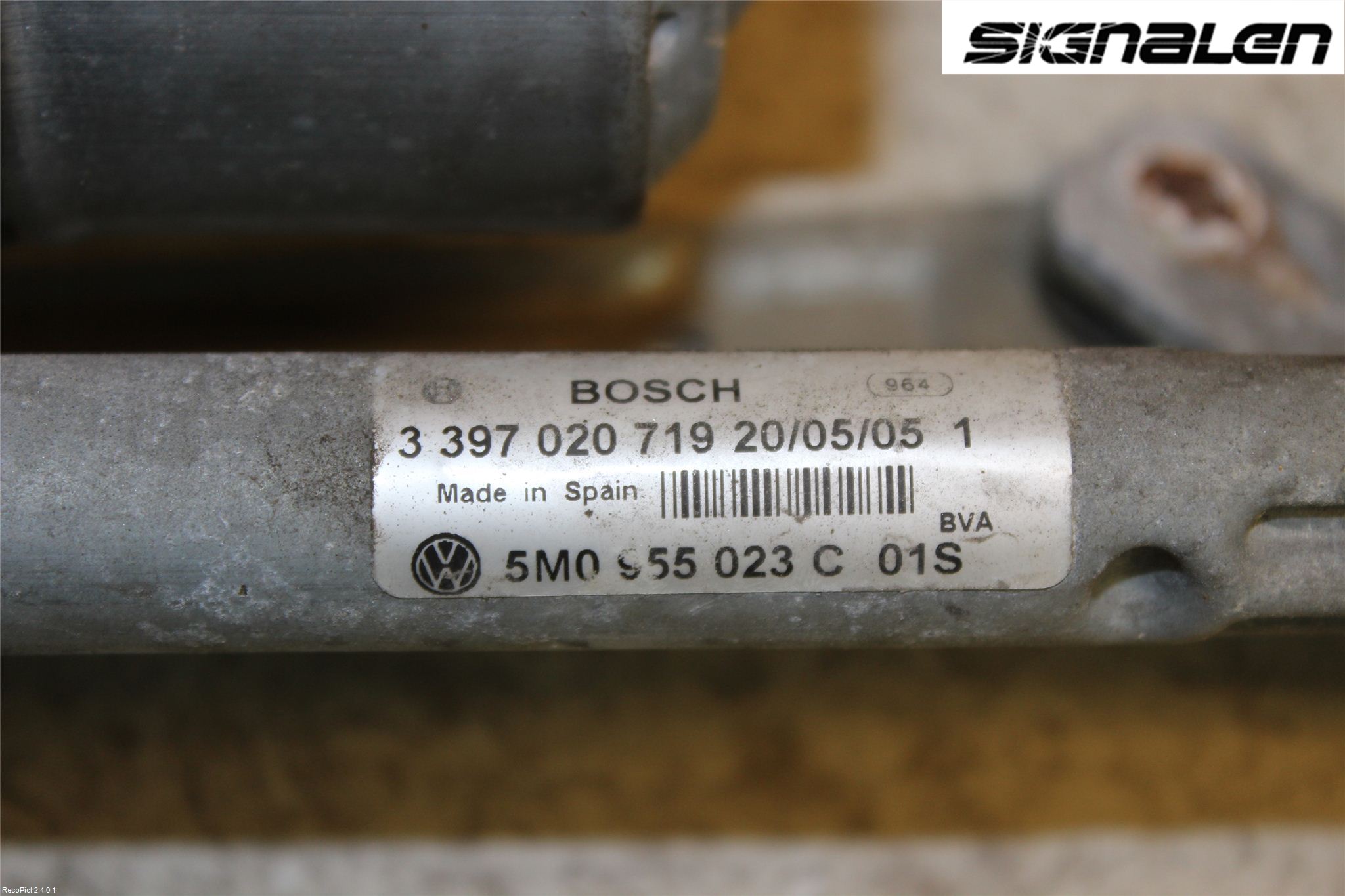 Volkswagen VW GOLF PLUS/CROSS GOLF 04-14 Viskermotor Frontrute