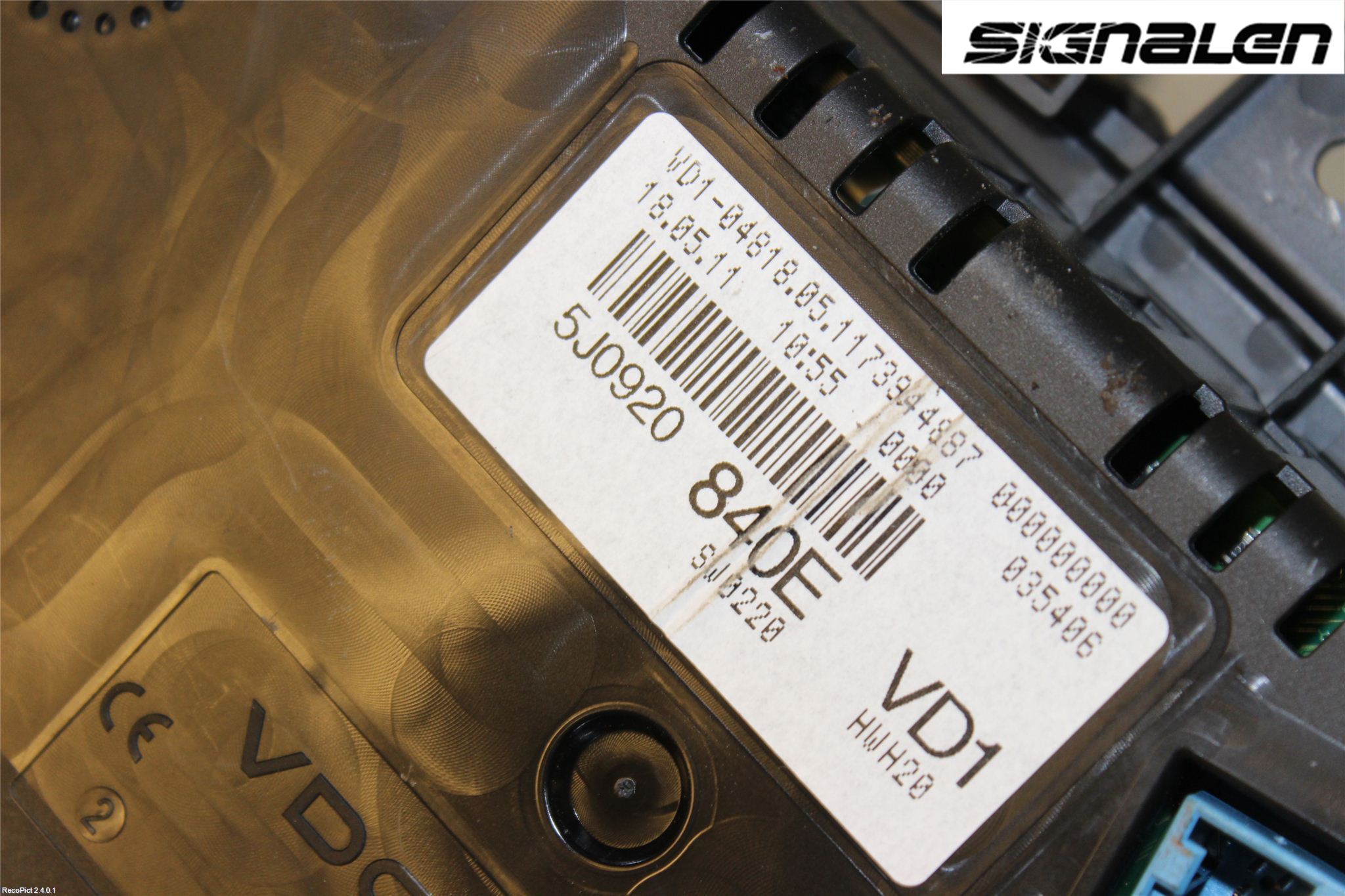 Skoda FABIA 07-14 Instr Kombinert