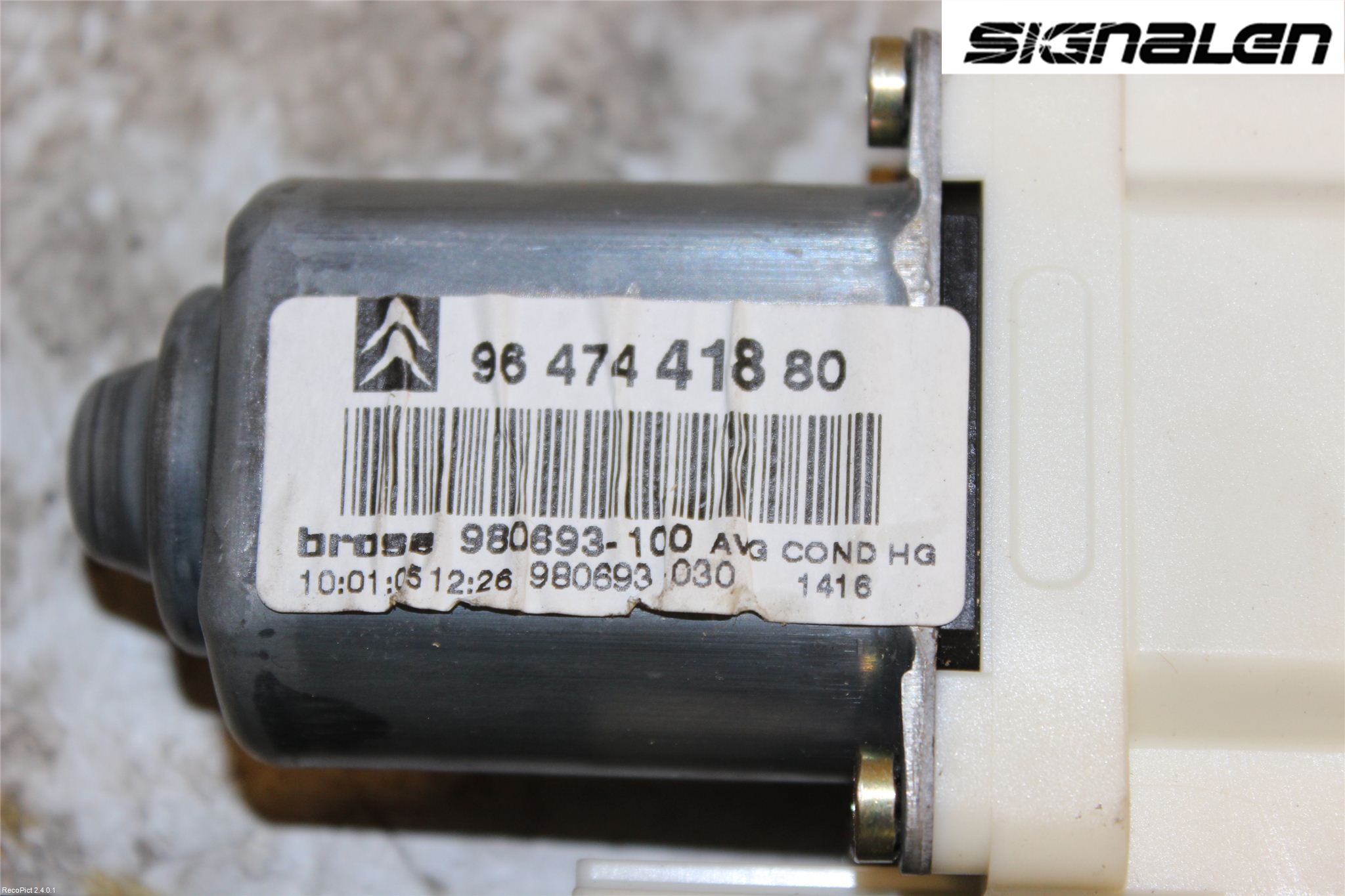 Citroen C4 I   05-10 Vindusheismotor