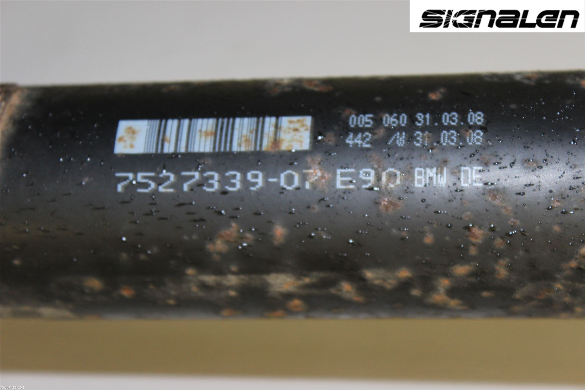 BMW 3 E90/91 SED/TOU 05-12 Mellomaksel Kompl