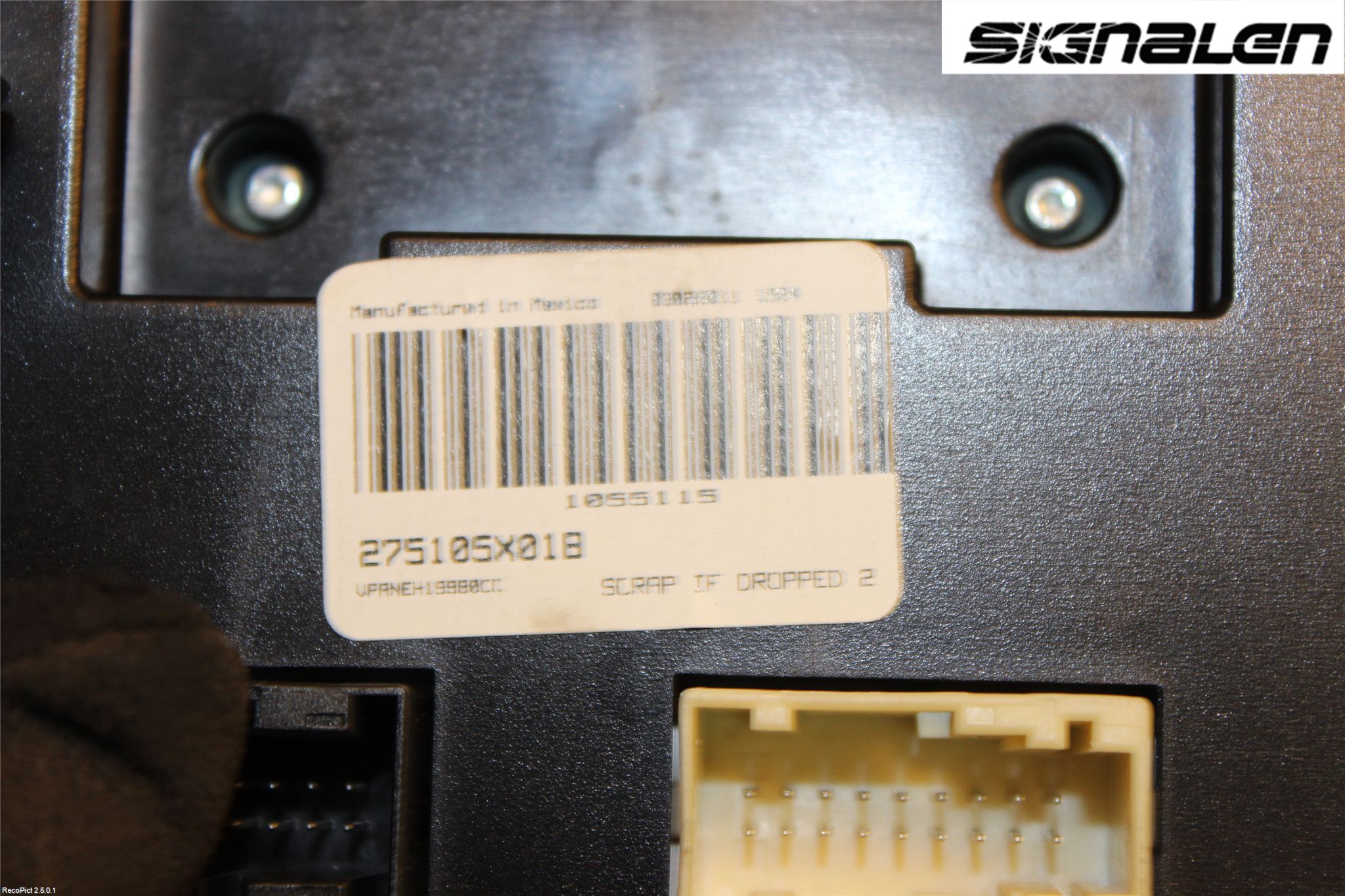 Nissan NAVARA 05-16 Varme Ac Betjening-Display