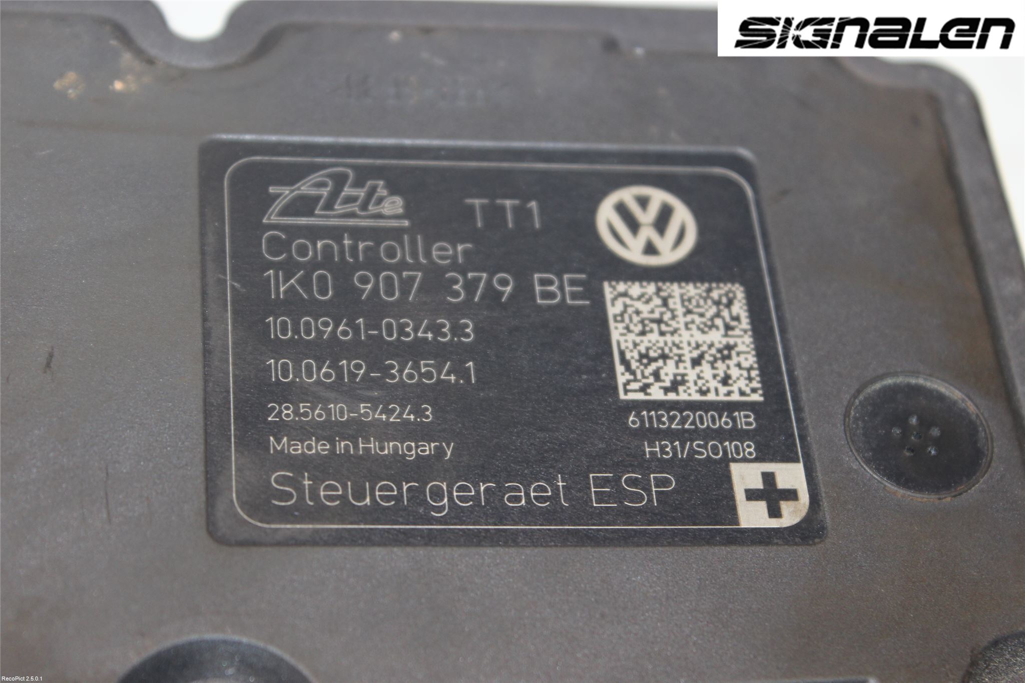 Volkswagen VW GOLF PLUS/CROSS GOLF 04-14 Abs Hydraulikkaggregat