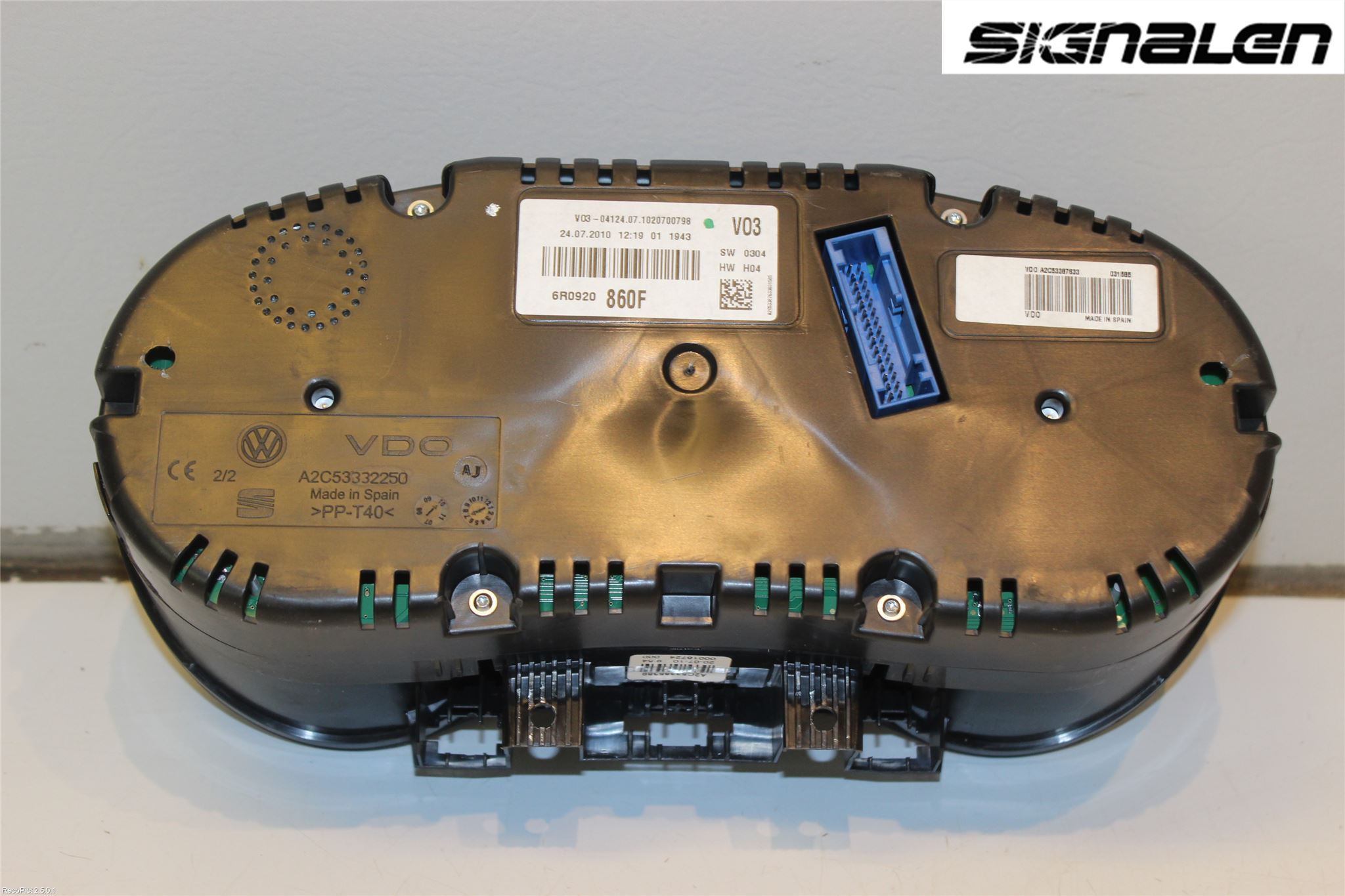 Volkswagen VW POLO 10-17 Instr Kombinert
