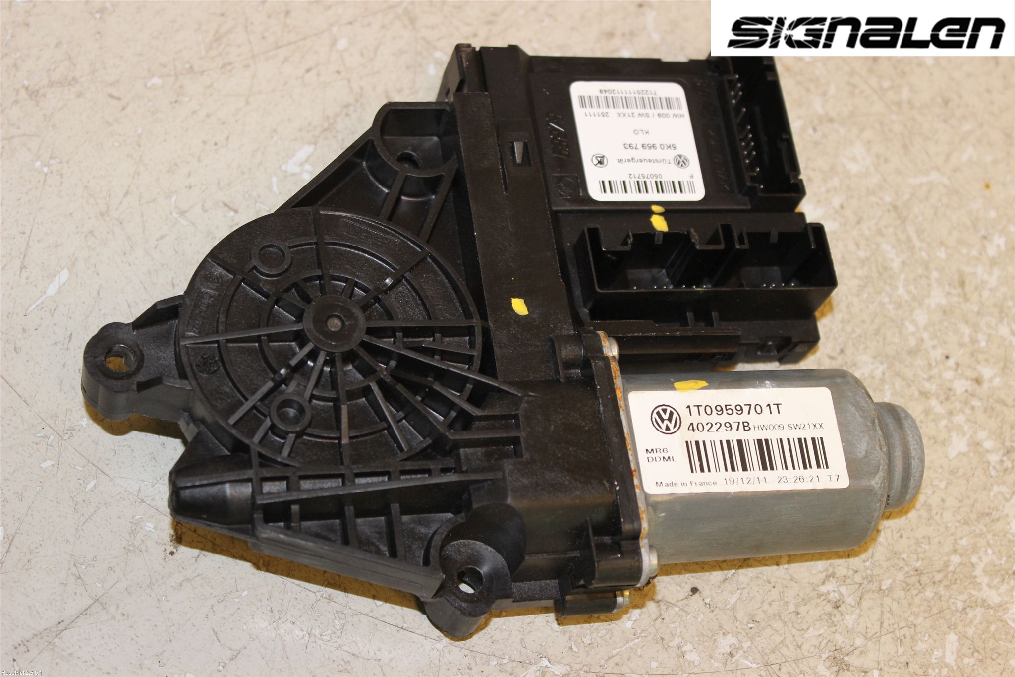 Skoda OCTAVIA (1Z) 05-13 Vindusheismotor