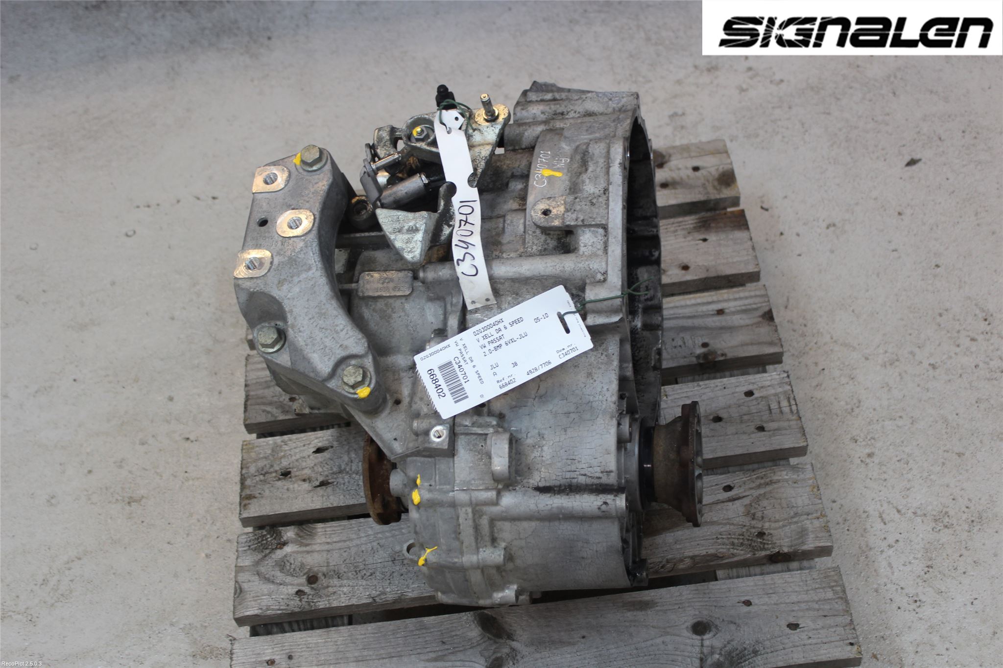 Volkswagen VW PASSAT 05-11 Gearkasse 6 Trinn