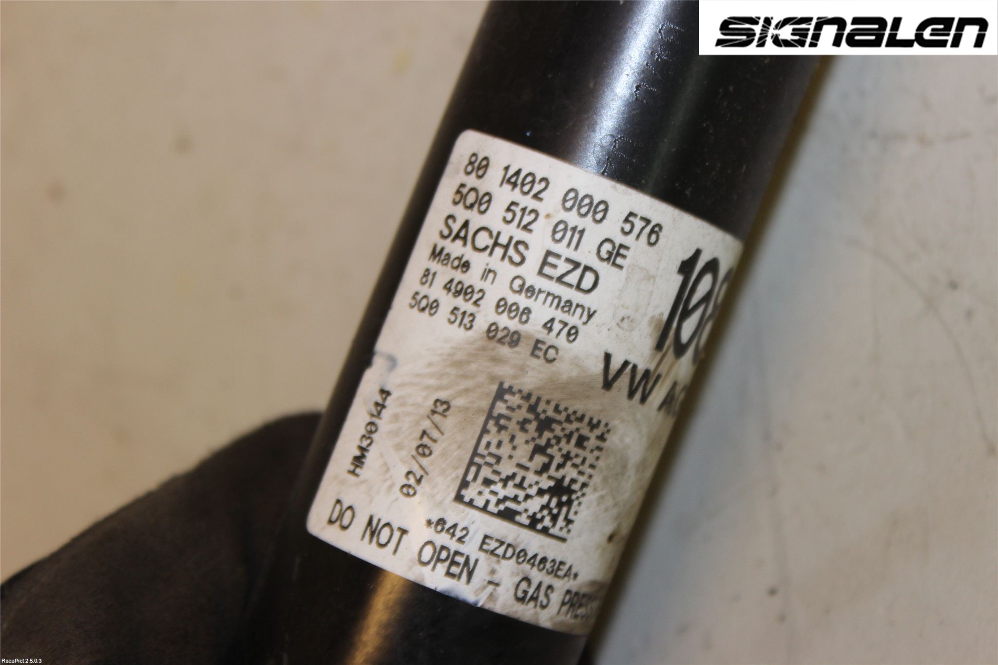 Audi A3/S3 8V 13-20 Støtdemper Bak
