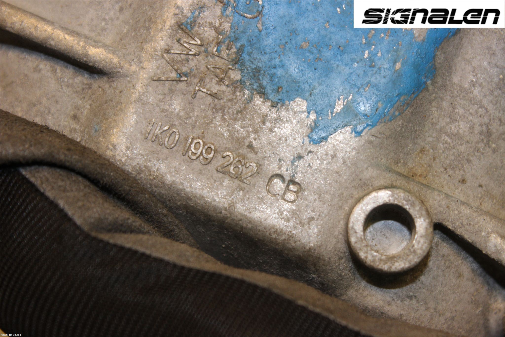 Skoda SUPERB 09-15 Motor Feste Gummi