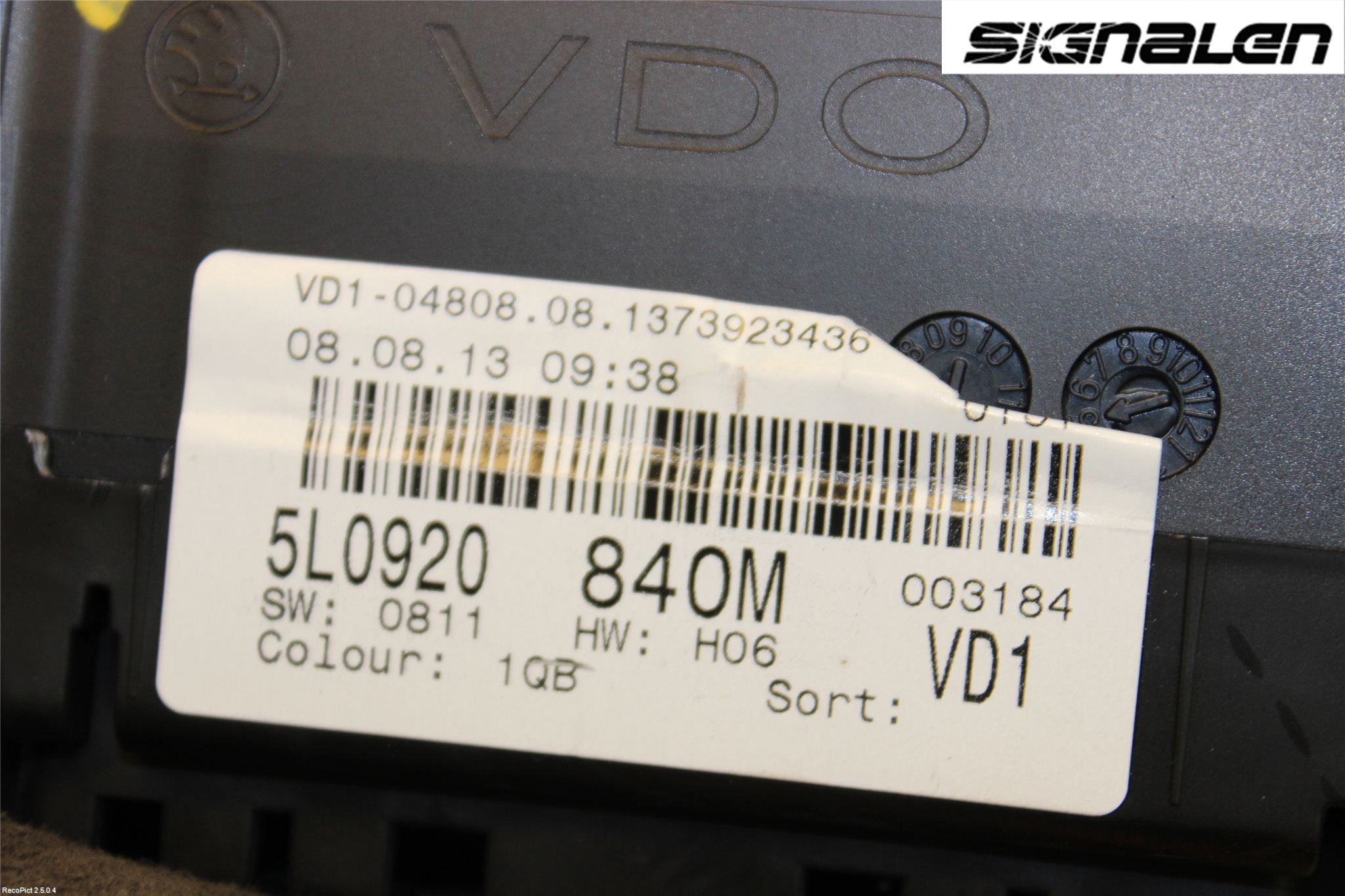 Skoda YETI Instr Kombinert