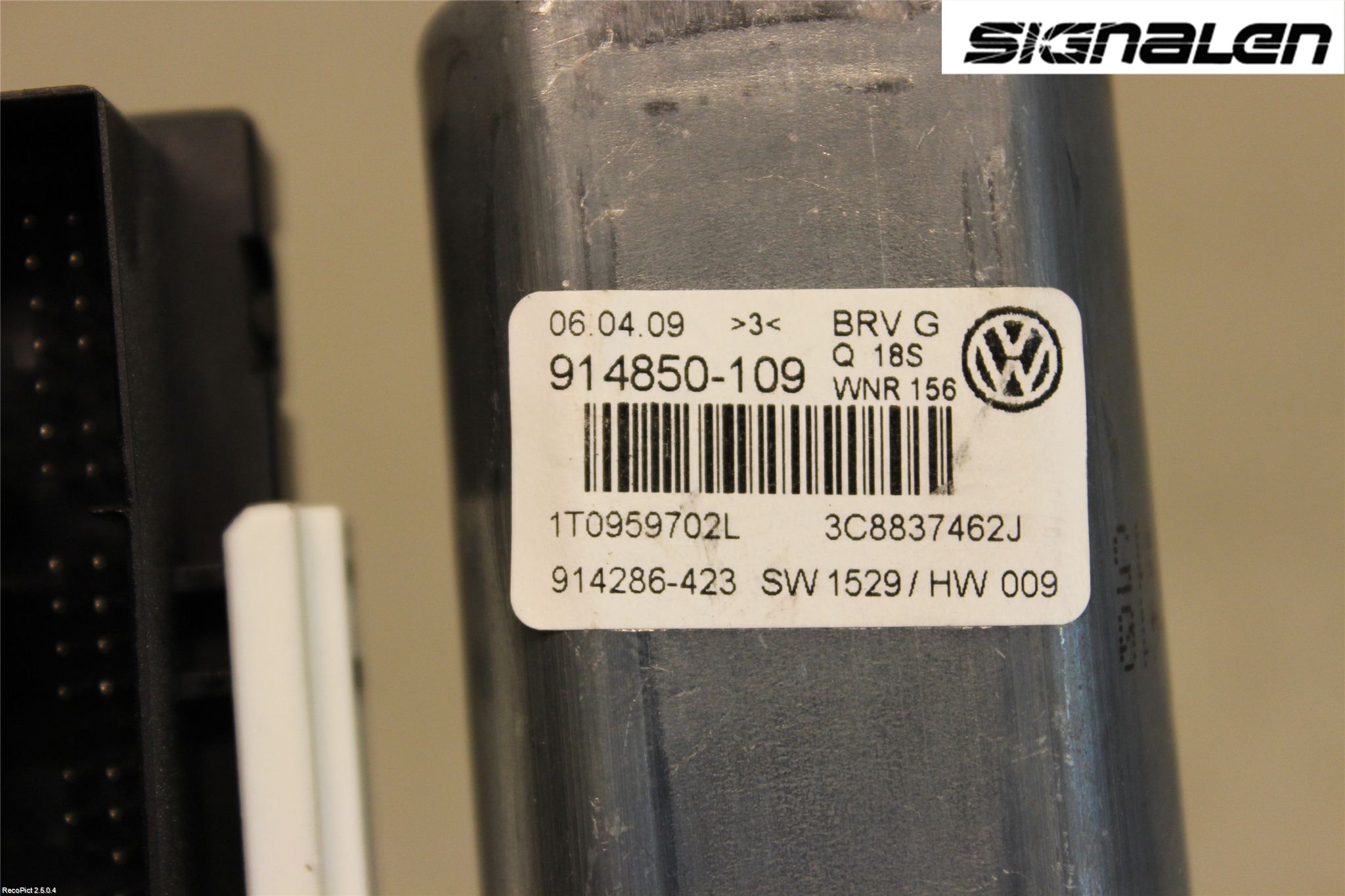 Volkswagen VW PASSAT CC 08-16 Vindusheismotor
