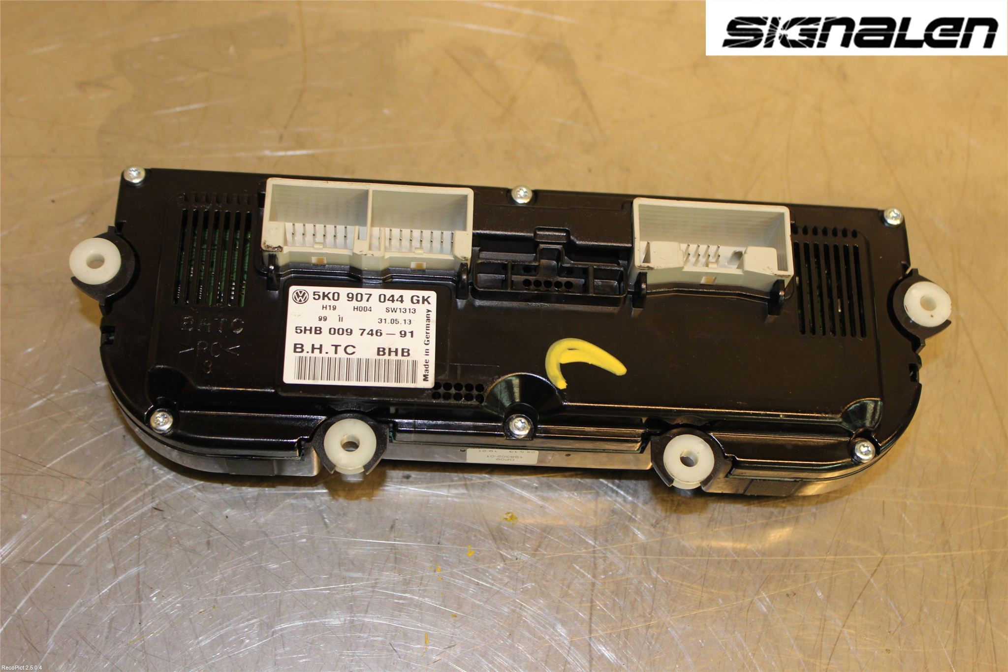 Volkswagen VW TIGUAN 07-16 Varme Ac Betjening-Display