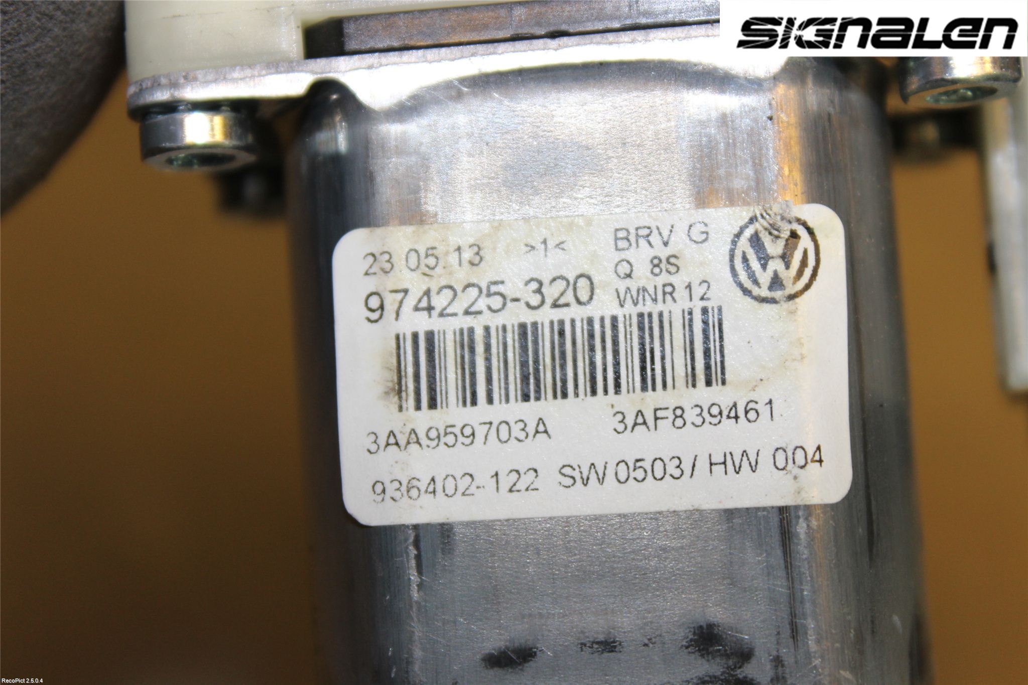 Volkswagen VW PASSAT 11-14 Vindusheismotor