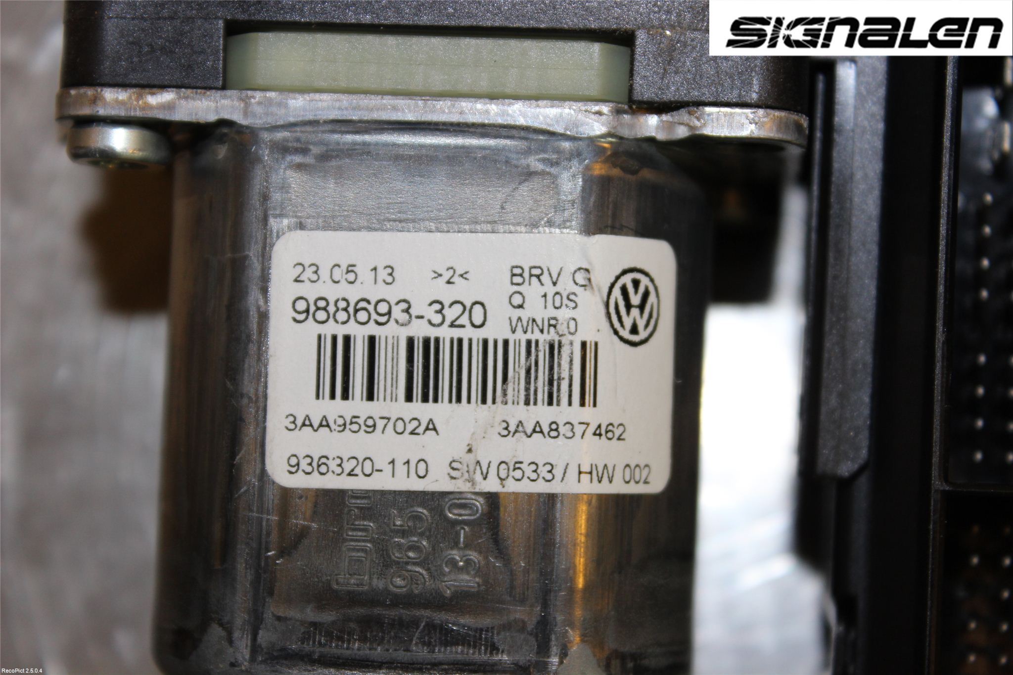 Volkswagen VW PASSAT 11-14 Vindusheismotor