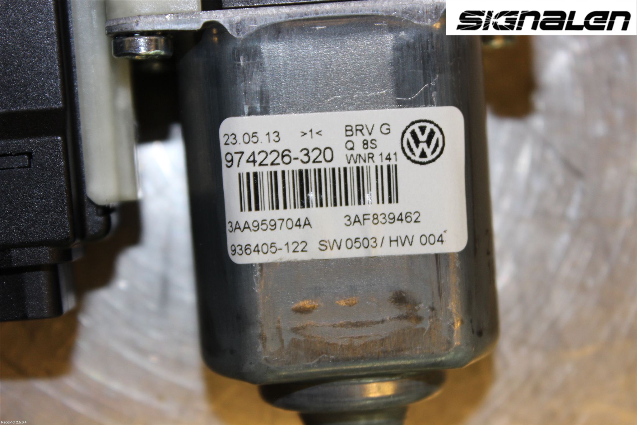 Volkswagen VW PASSAT 11-14 Vindusheismotor