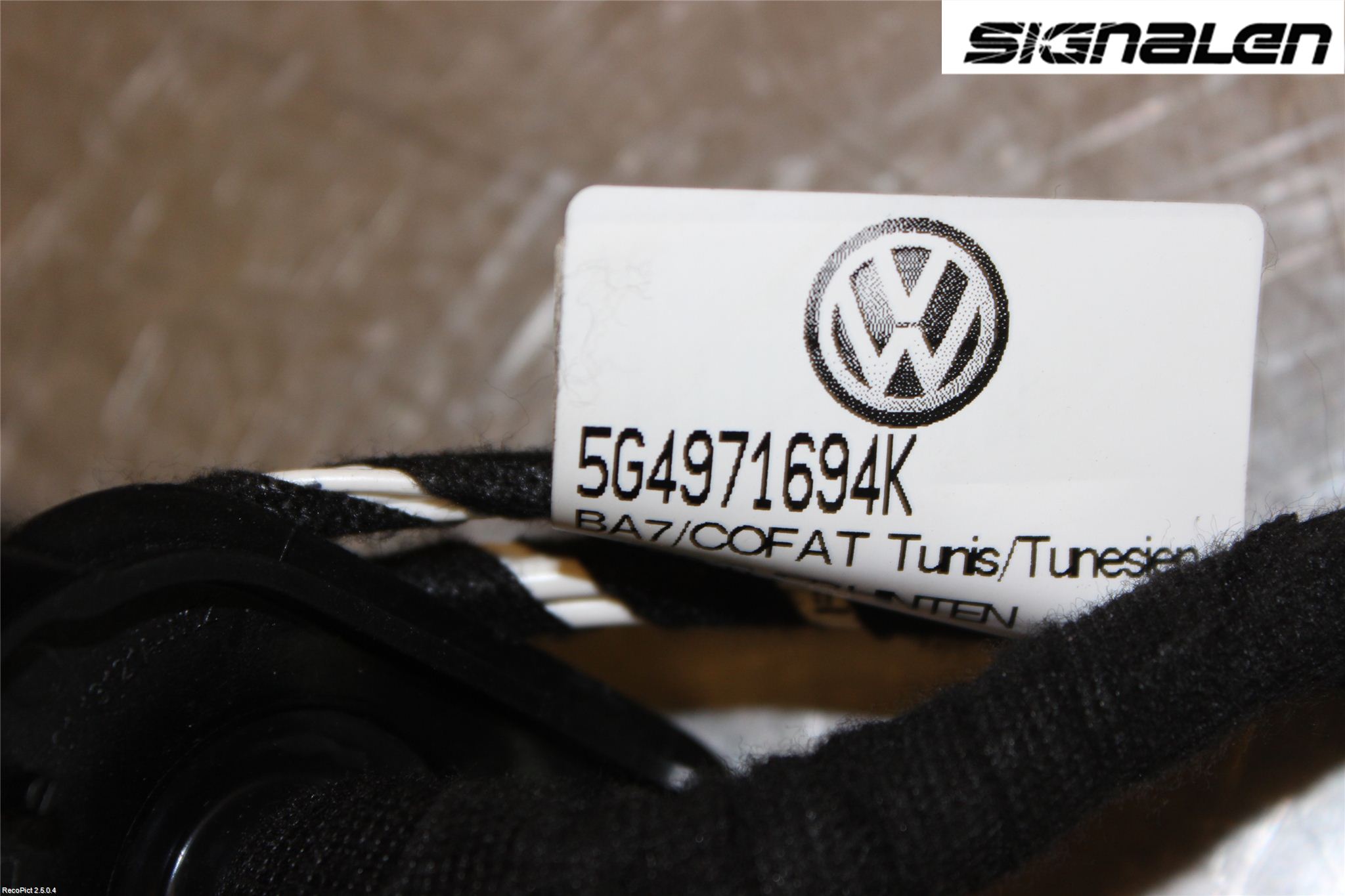 Volkswagen VW GOLF / E-GOLF VII 13-20 Ledningsnett