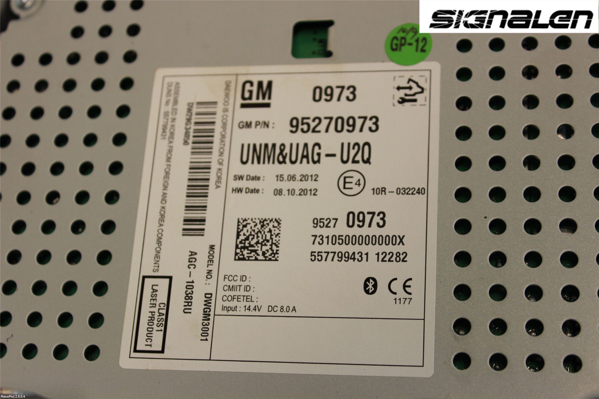Opel MOKKA 13-20 Stereo Radio