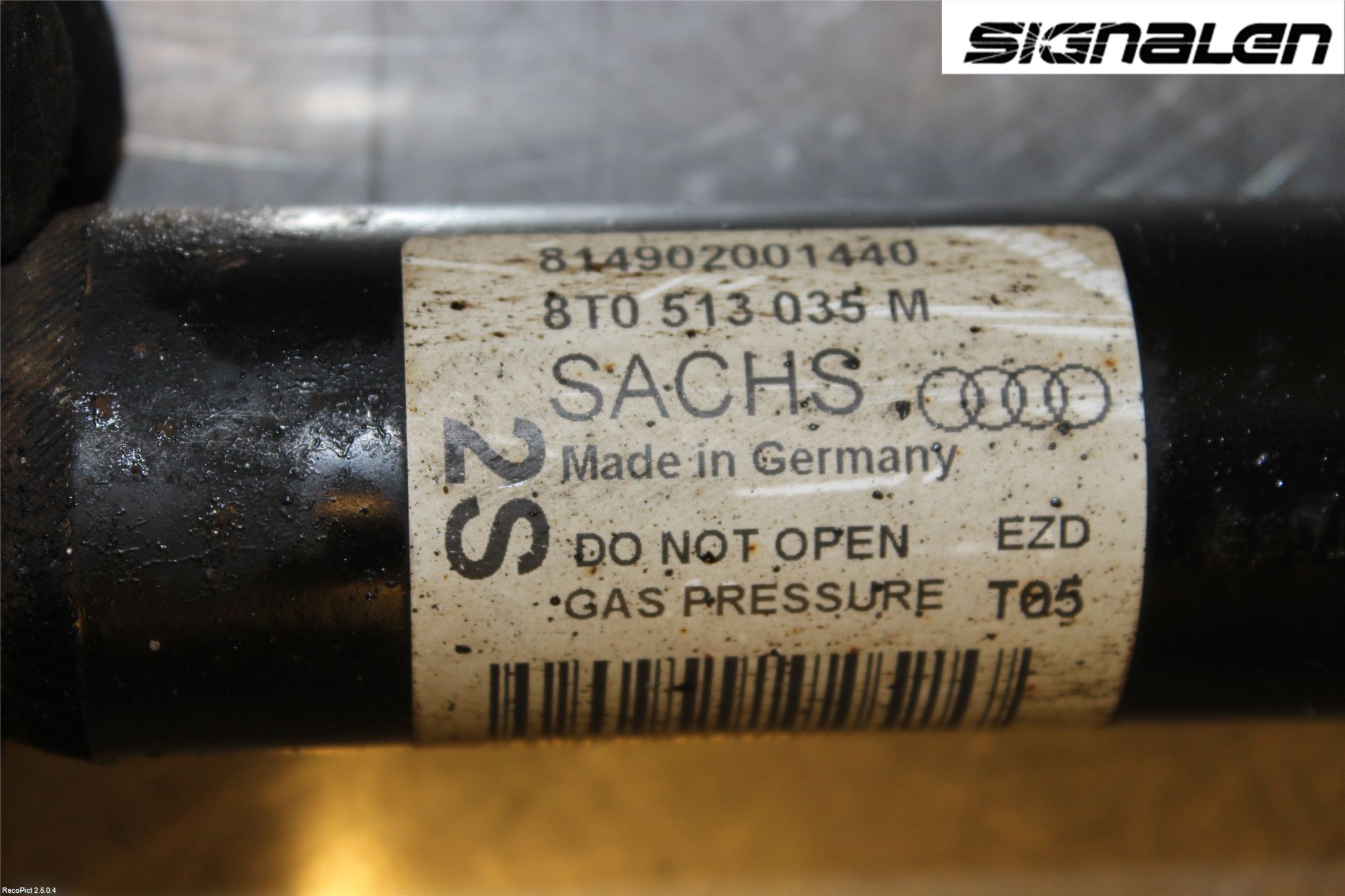 Audi A4 12-15 Støtdemper Bak