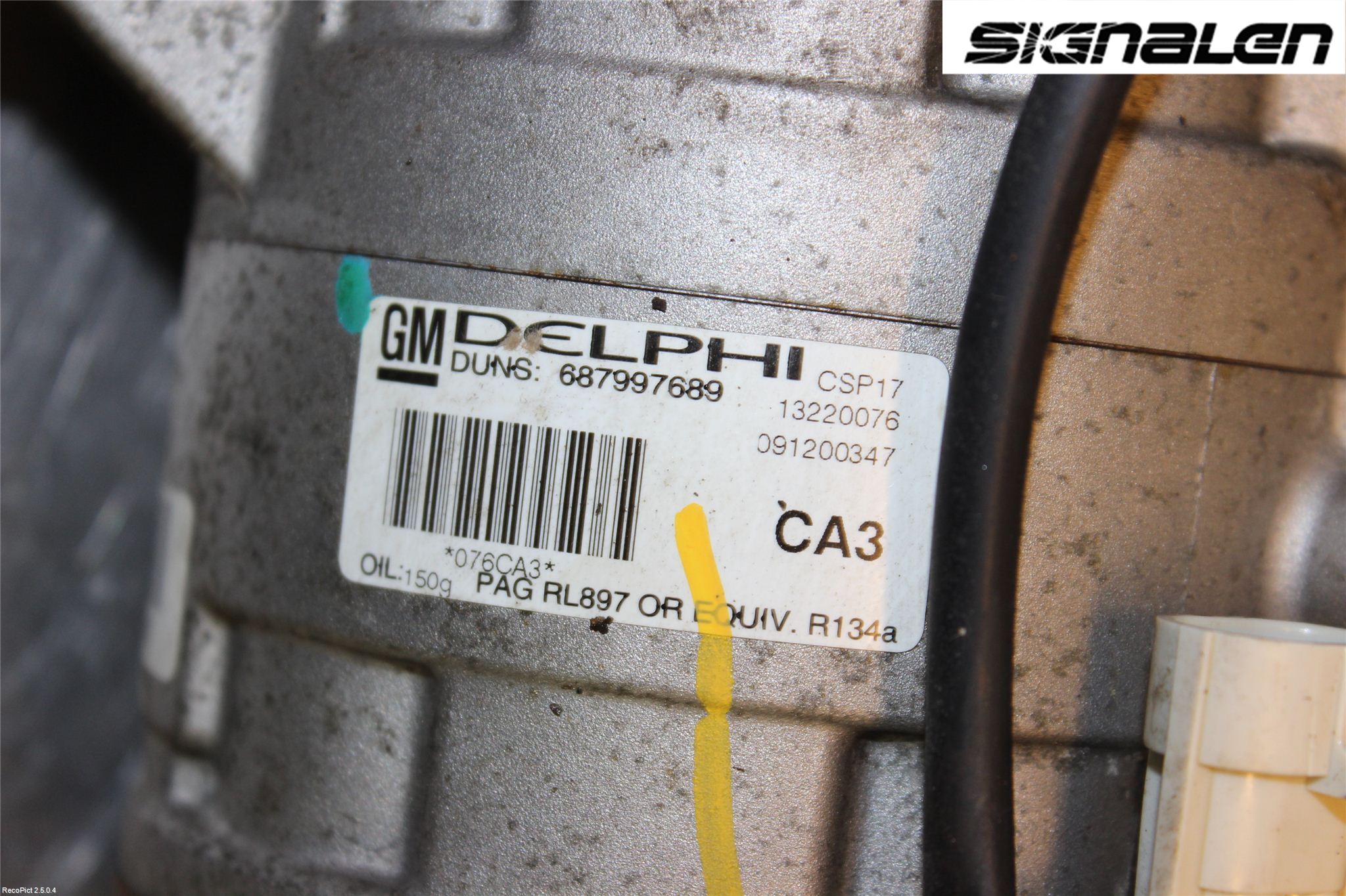 Opel INSIGNIA 09-16 Varme Ac Kompressor