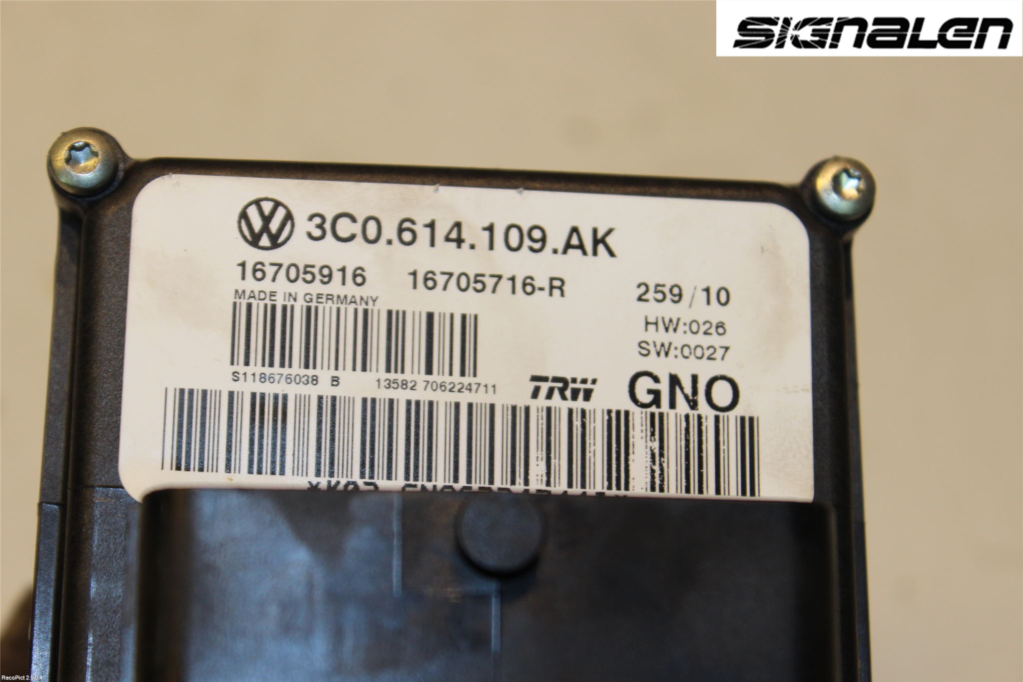 Volkswagen VW PASSAT 05-11 Abs Hydraulikkaggregat