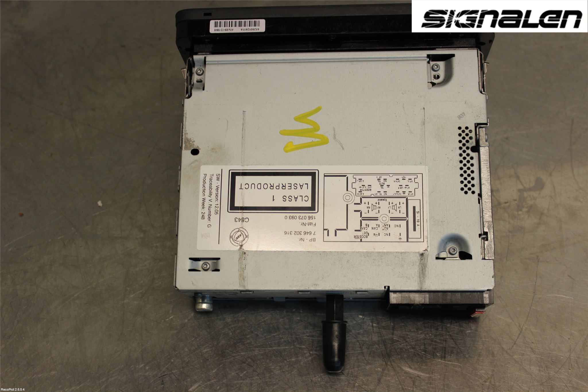 Alfa 159 Stereo Radio