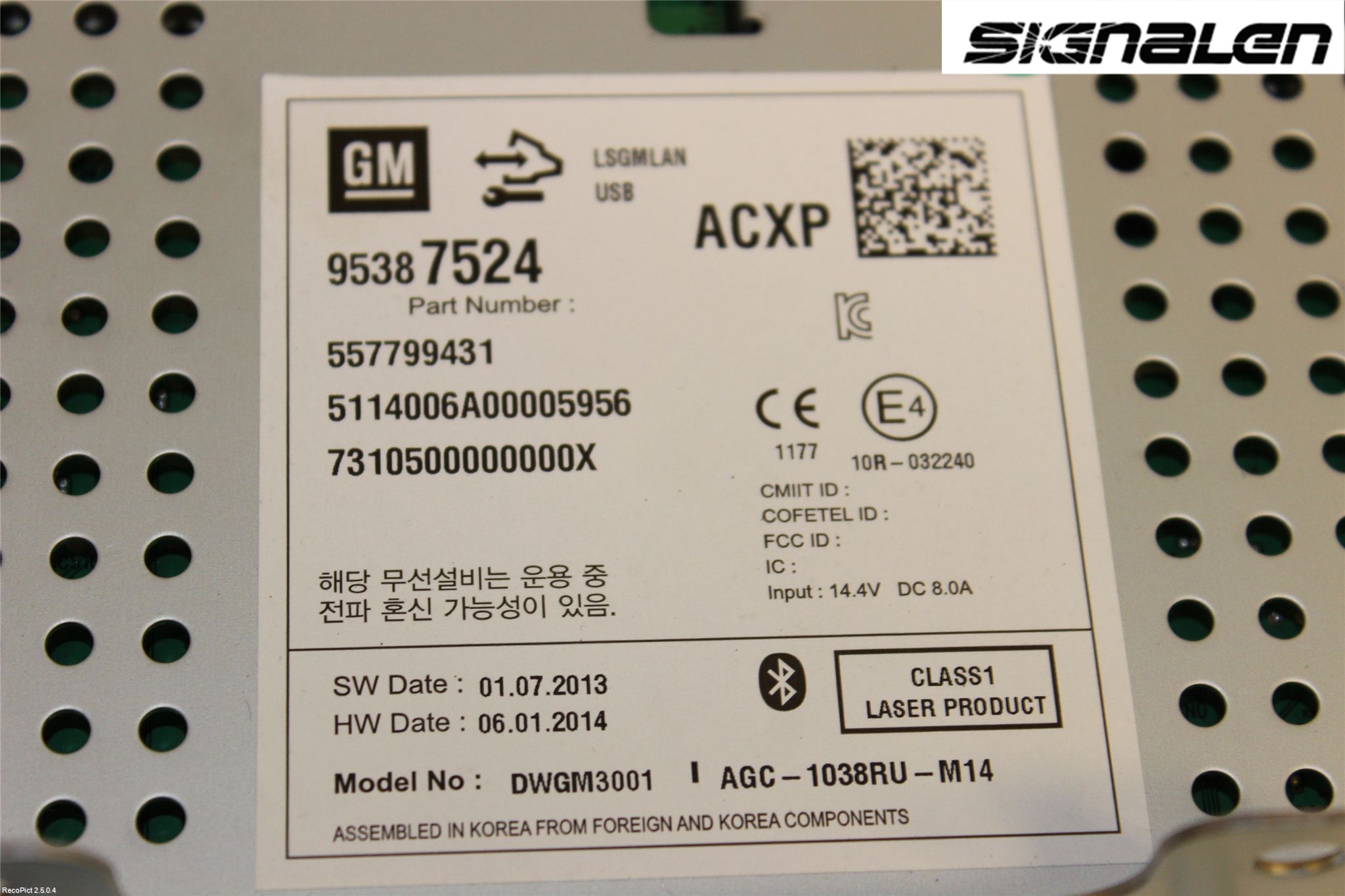 Opel MOKKA 13-20 Stereo Radio