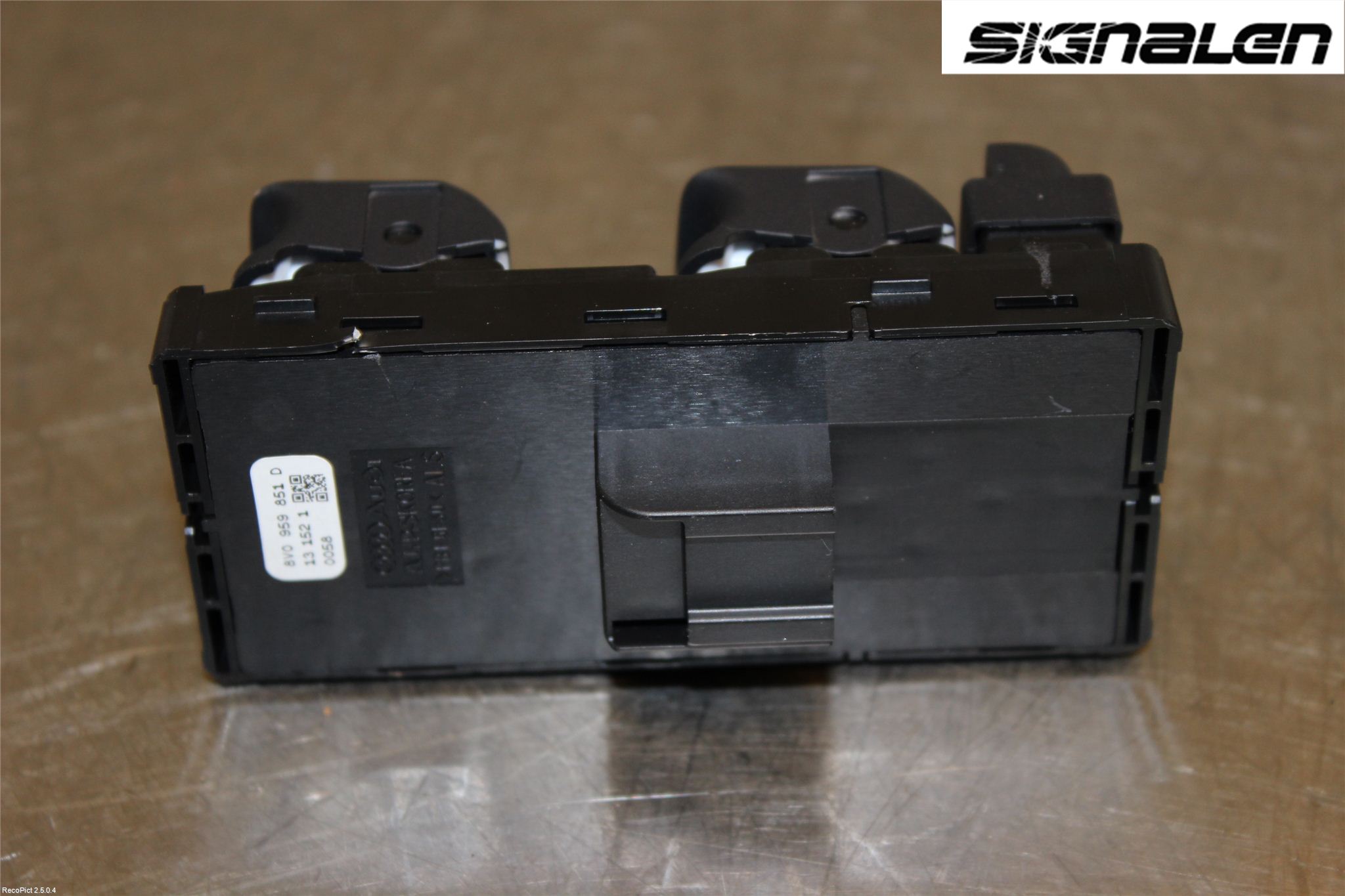 Audi A3/S3 8V 13-20 Bryter Vindusheis