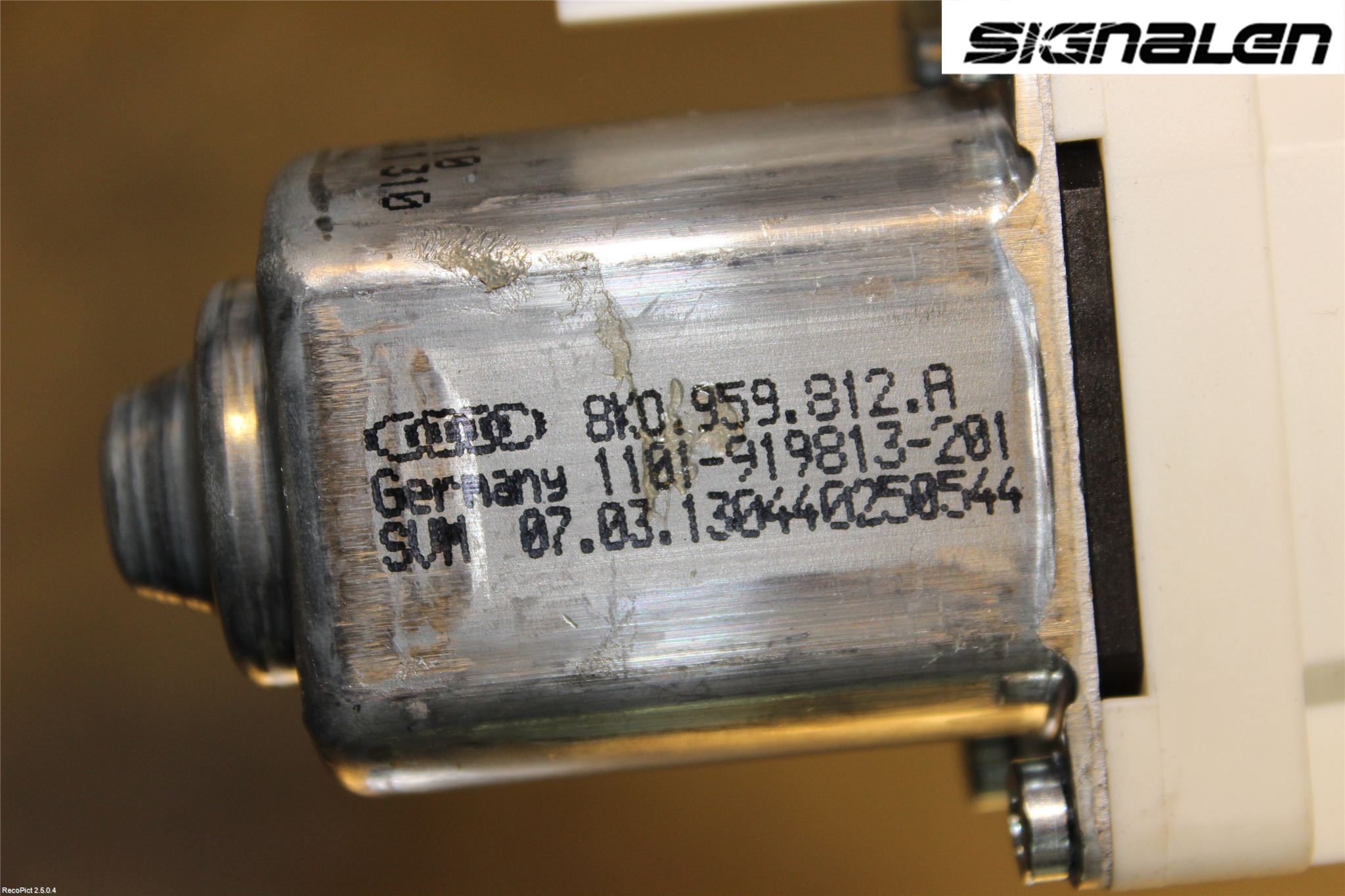 Audi A6/S6 4G 11-18 Vindusheismotor