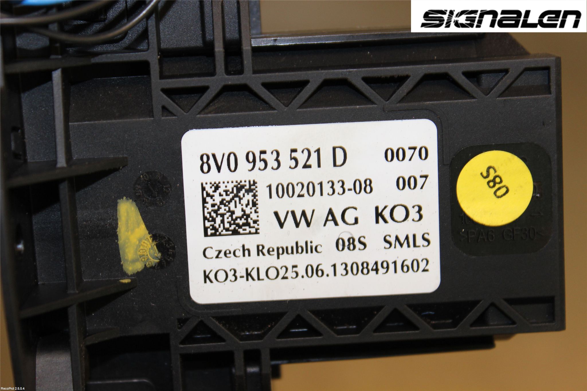 Audi A3/S3 8V 13-20 Bryter Ratt Kombi H Og V