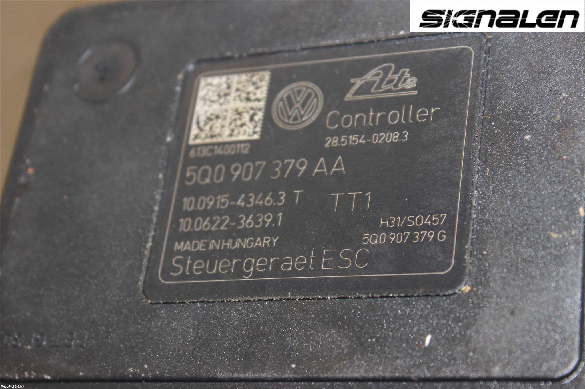 Volkswagen VW GOLF / E-GOLF VII 13-20 Abs Hydraulikkaggregat