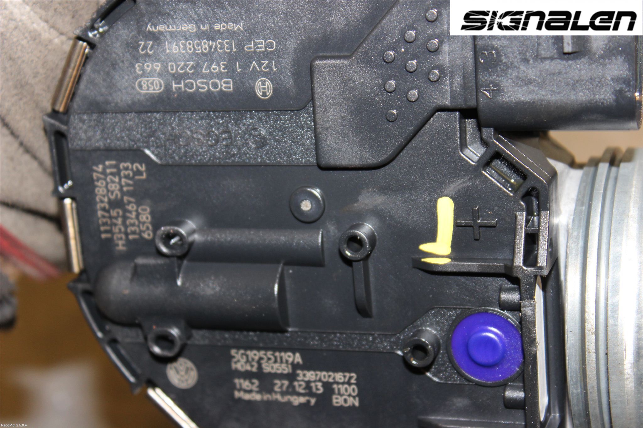 Volkswagen VW GOLF / E-GOLF VII 13-20 Viskermotor Frontrute