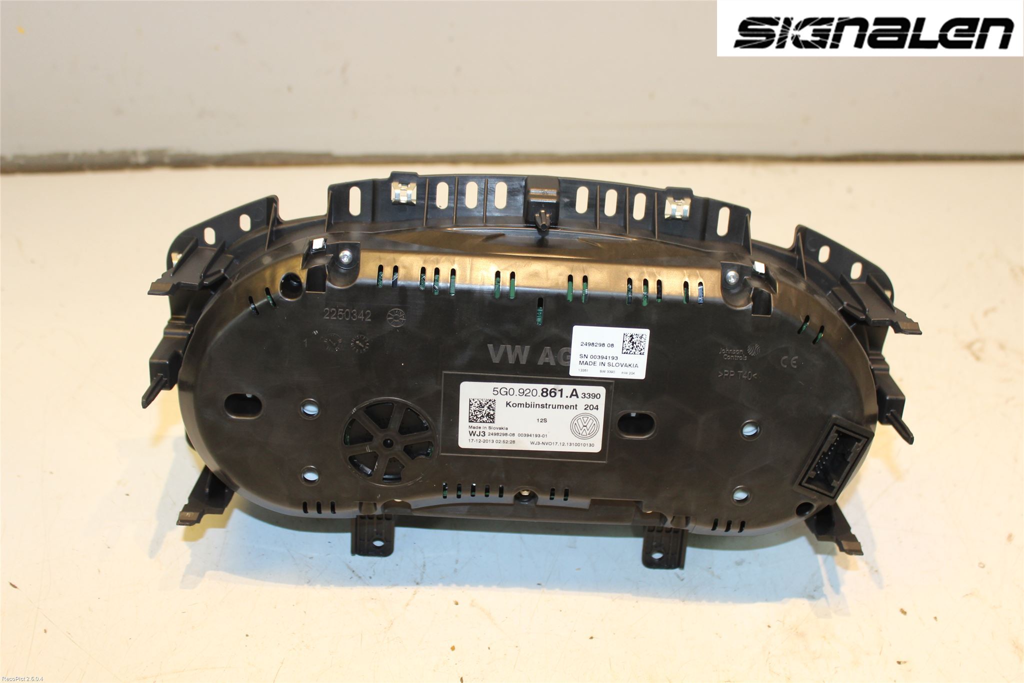 Volkswagen VW GOLF / E-GOLF VII 13-20 Instr Kombinert