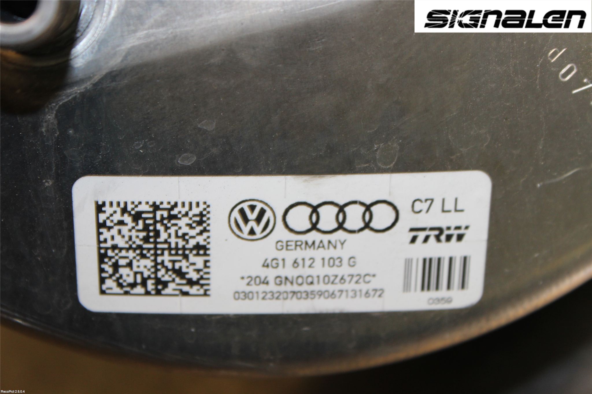 Audi A6/S6 4G 11-18 Bremseservo