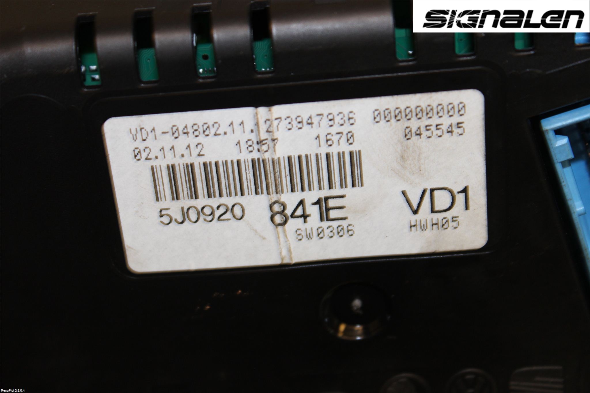 Skoda FABIA 07-14 Instr Kombinert