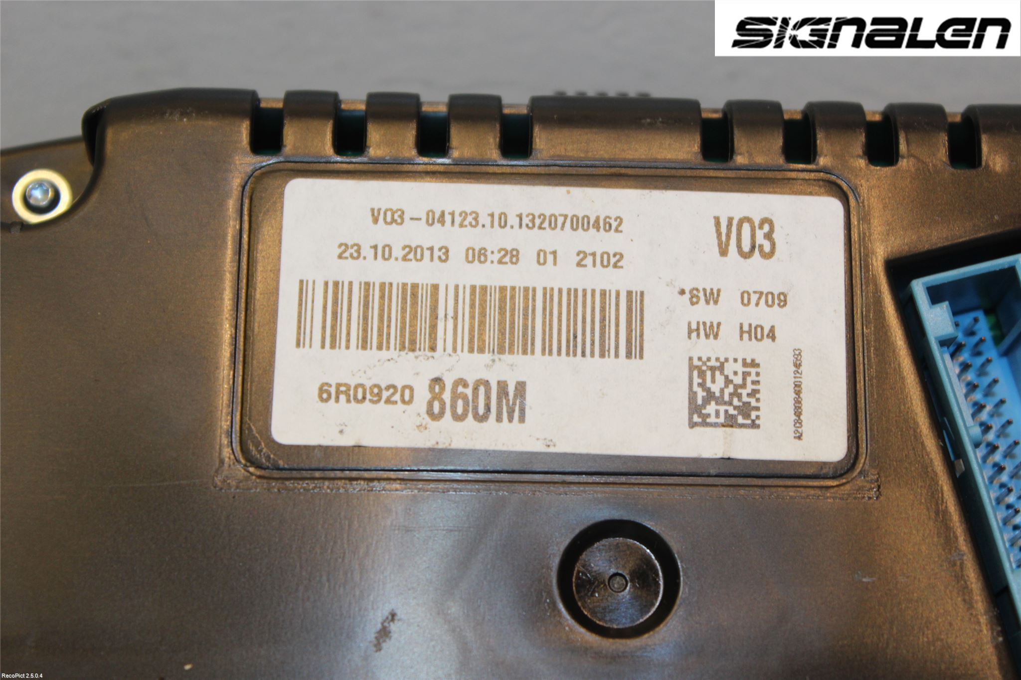 Volkswagen VW POLO 10-17 Instr Kombinert