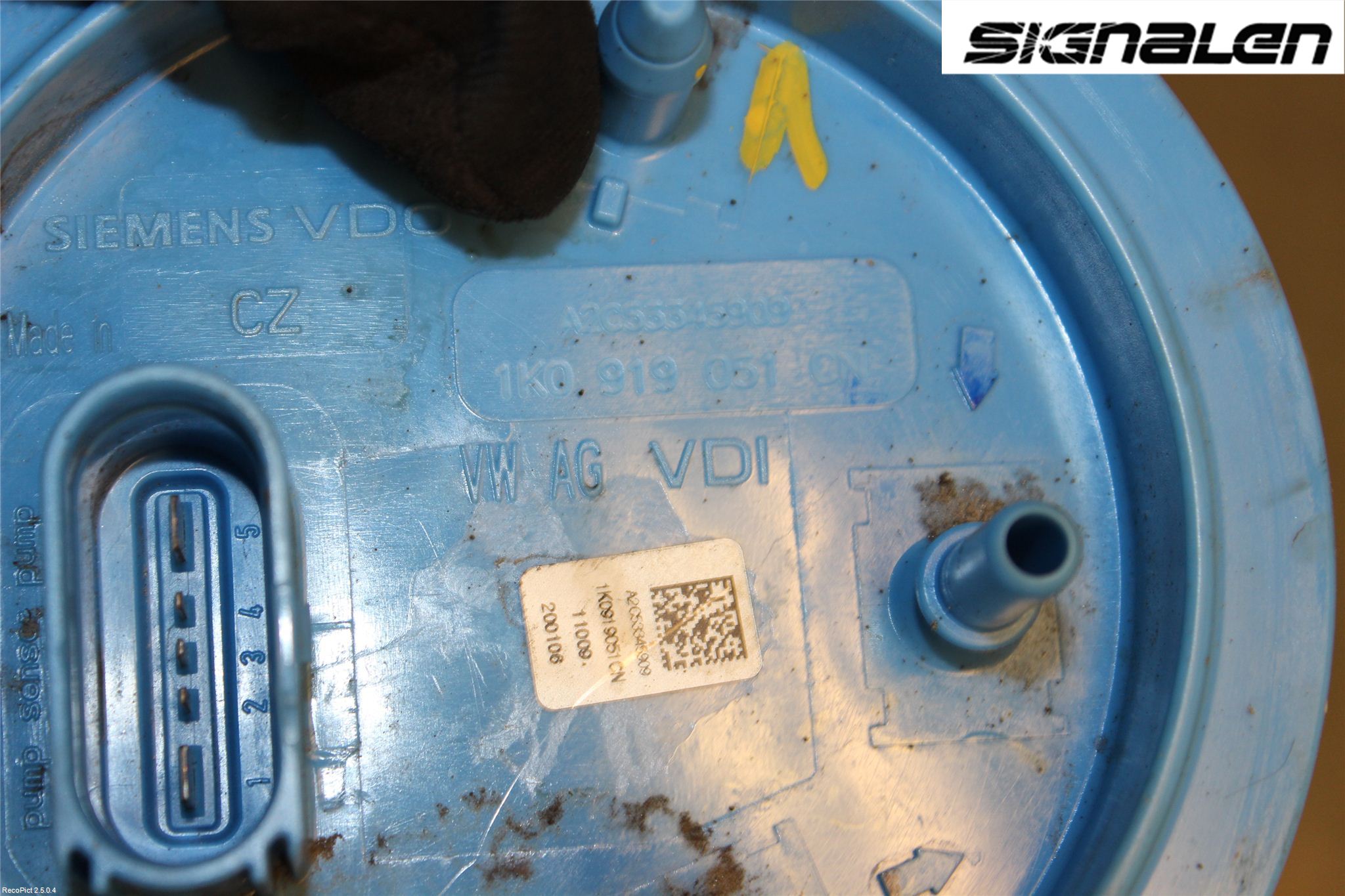 Skoda YETI Drivstoffpumpe Fødepumpe El