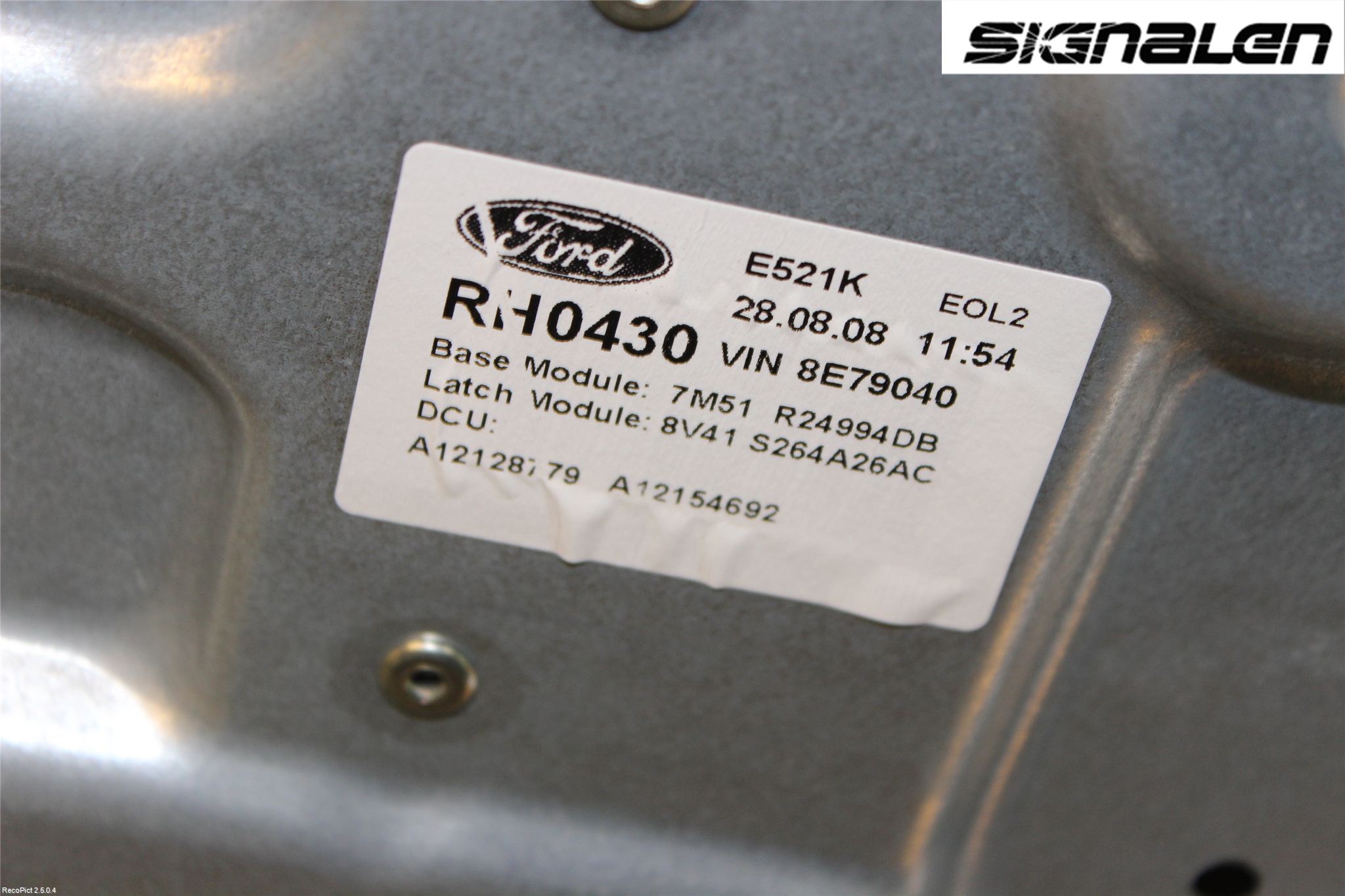 Ford KUGA 08-12 Vindusheis