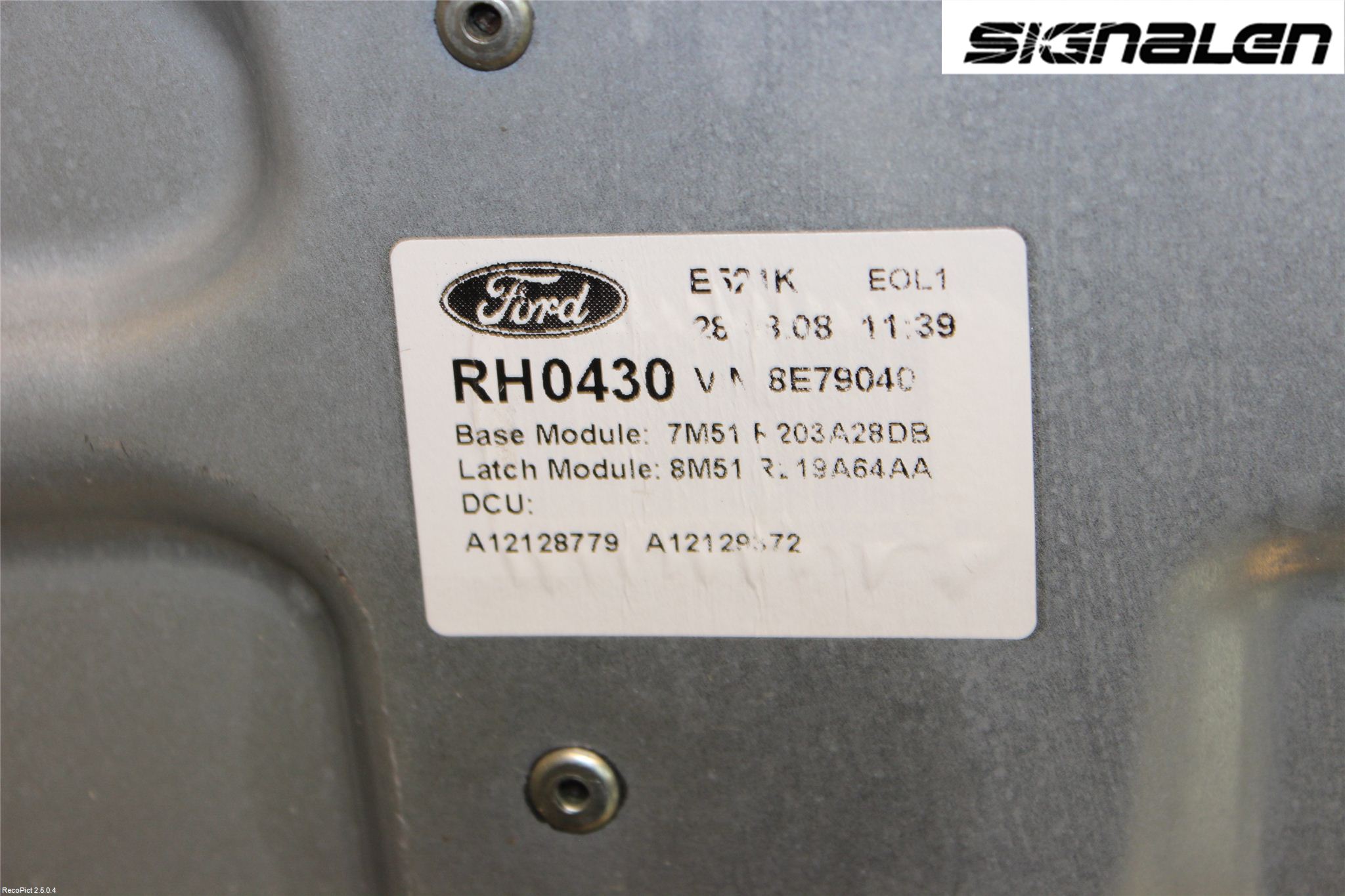 Ford KUGA 08-12 Vindusheis