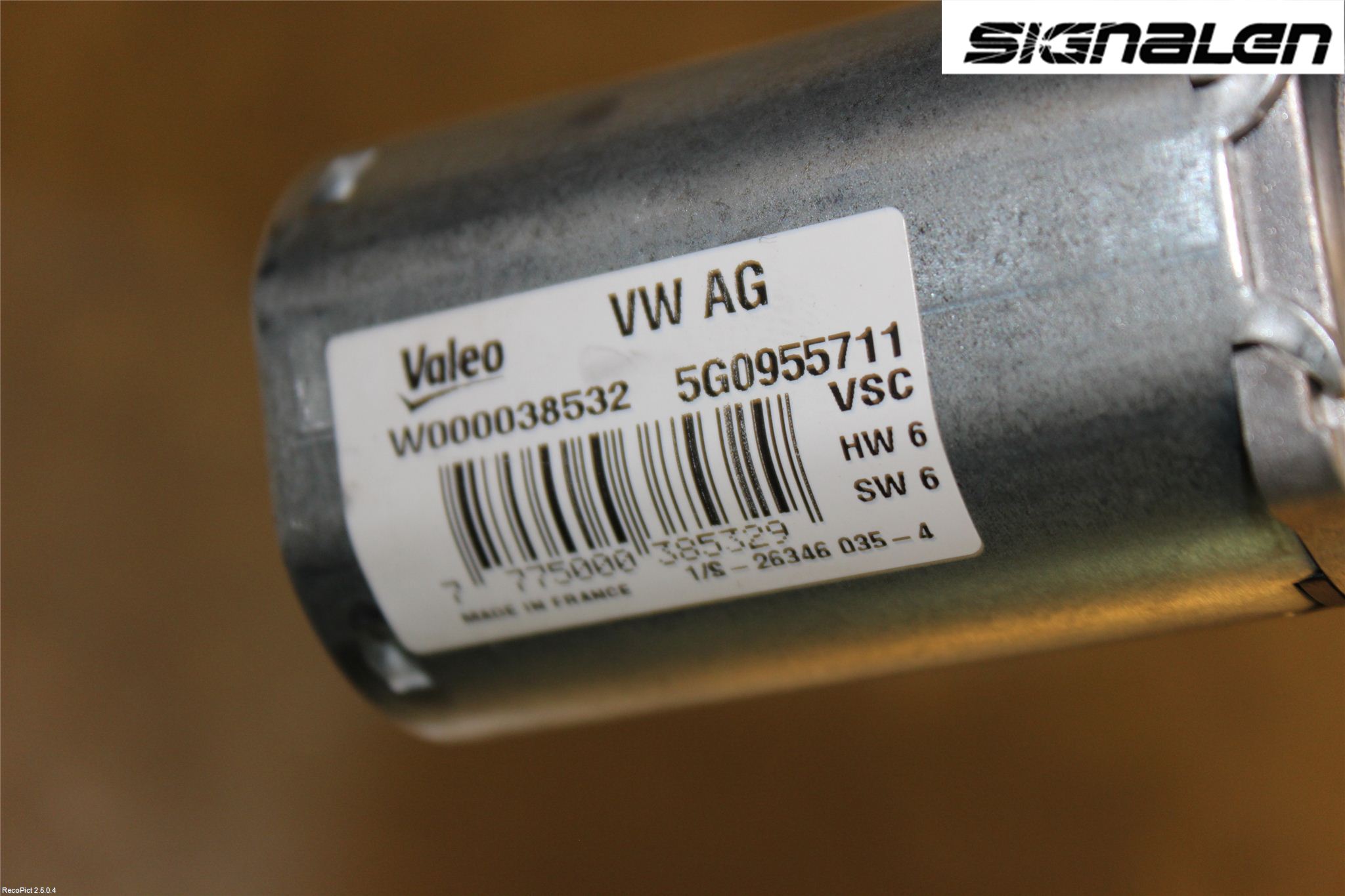 Volkswagen VW GOLF / E-GOLF VII 13-20 Viskermotor Bakluke