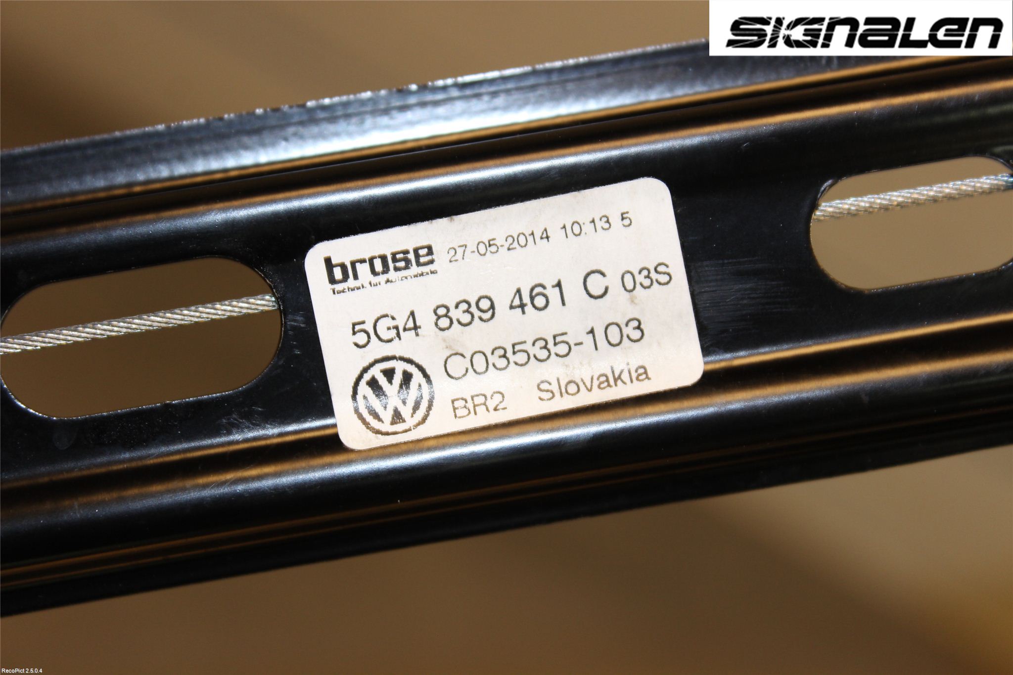 Volkswagen VW GOLF / E-GOLF VII 13-20 Vindusheis